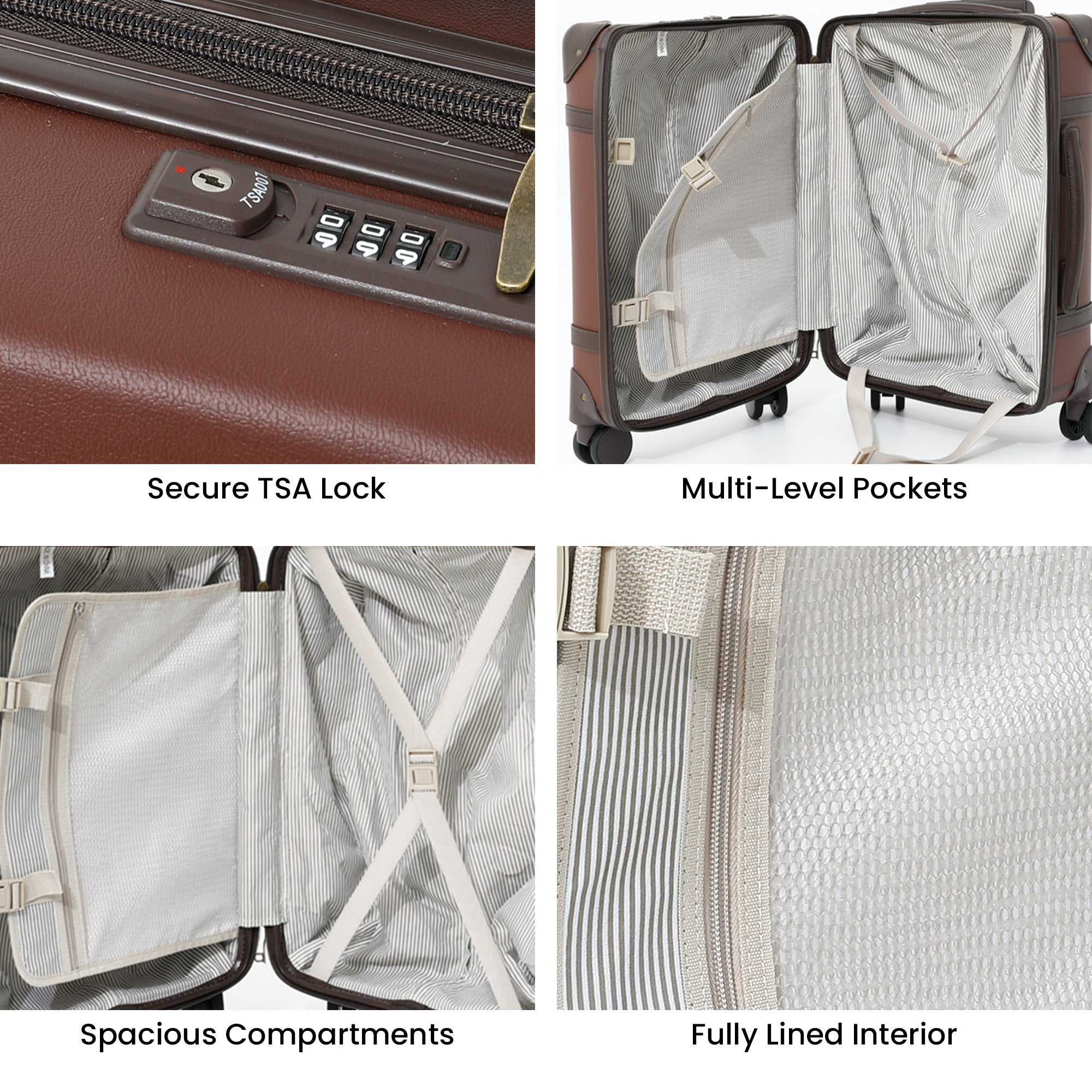 Clownfish TSA Lock Suitcase - Business Travel