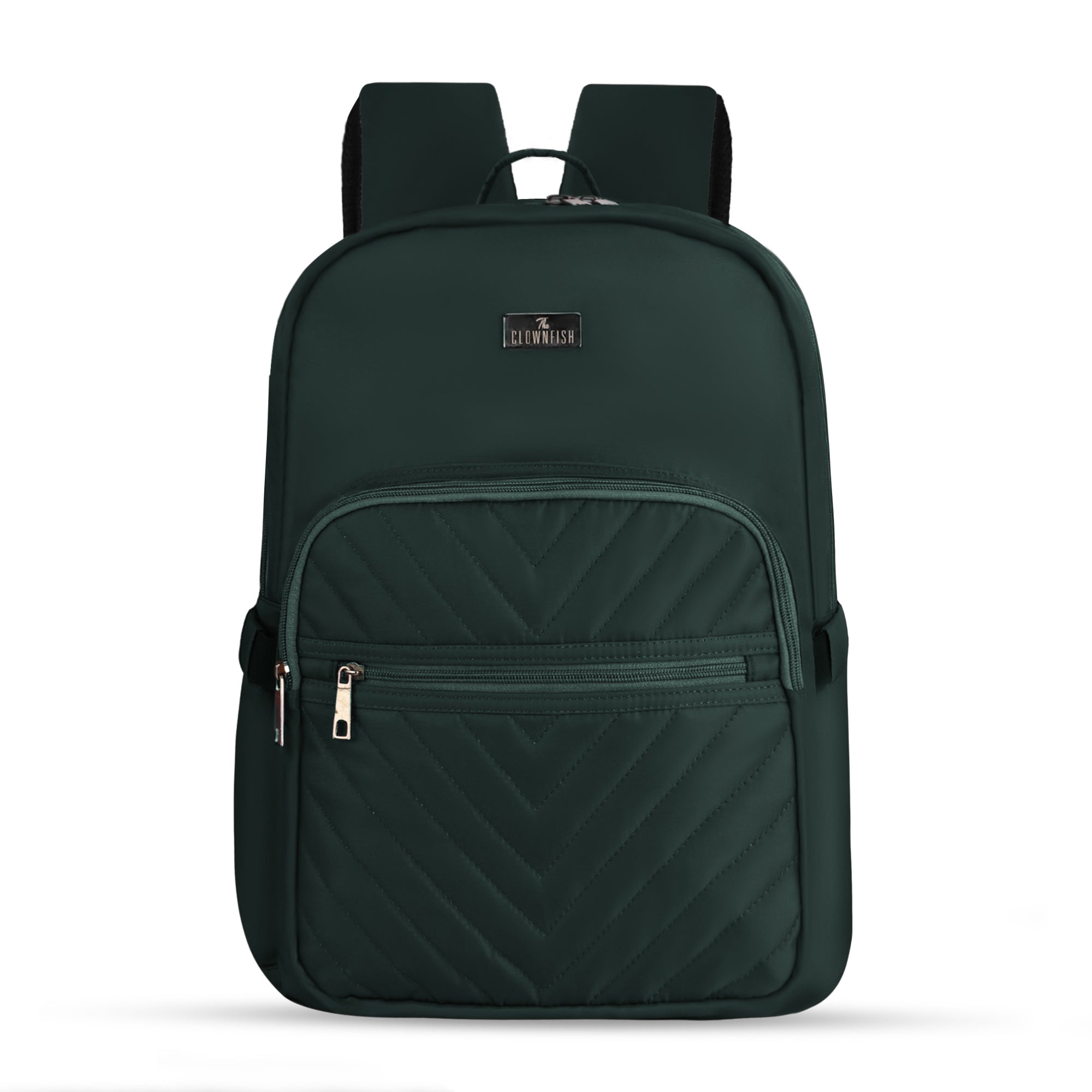 Clownfish olive green backpack - trendy accessory for work