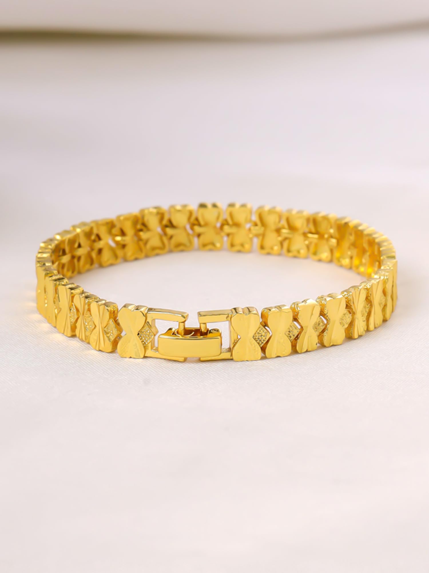 Yellow Chimes Stylish Gold Bracelet - Perfect Gift for Women