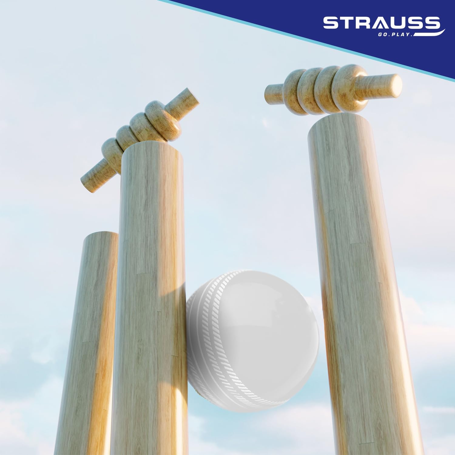 Strauss I-20 Cricket Ball - Outdoor Matches