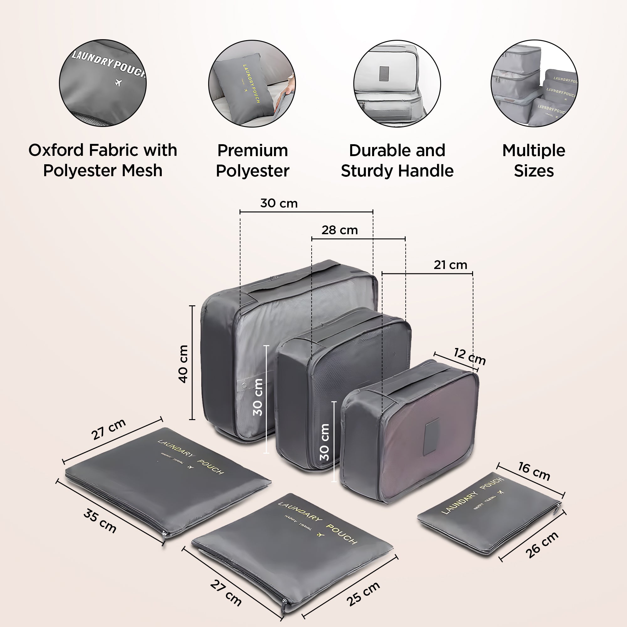 UMAI vacuum-compressed bags - space-saving travel solution