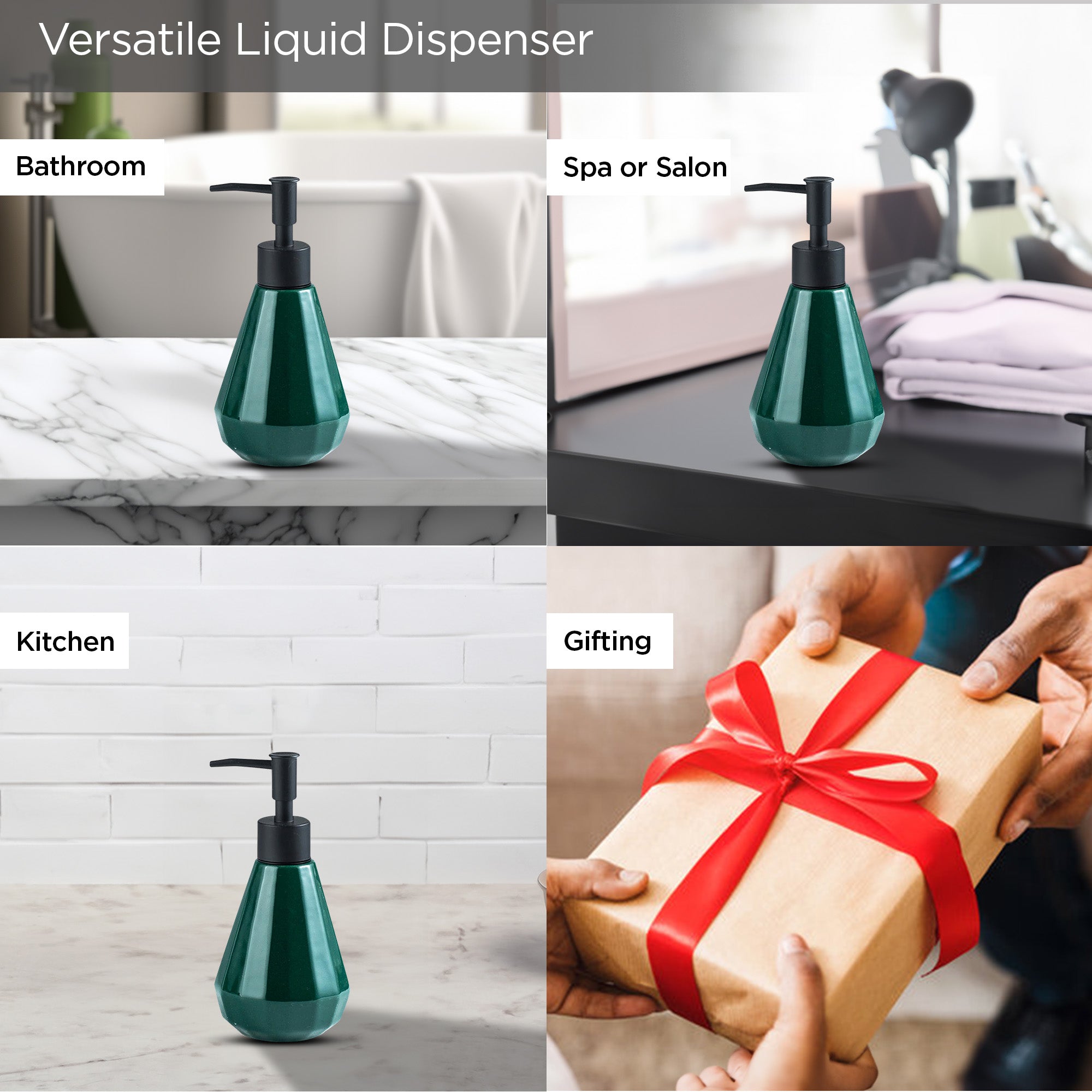 UMAI liquid soap dispenser - Easy pump functionality