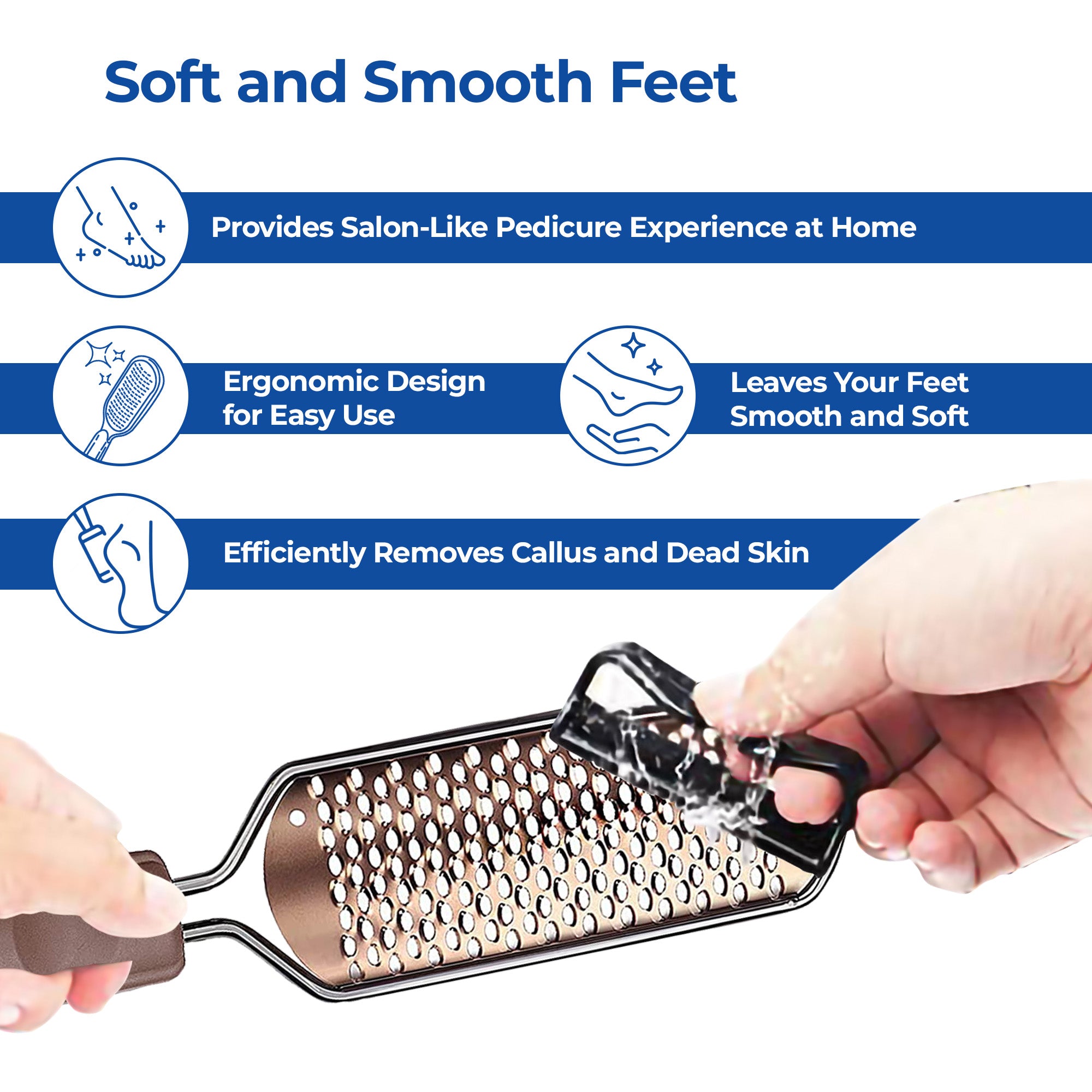 Dr Foot foot scrubber - Perfect for travel foot care