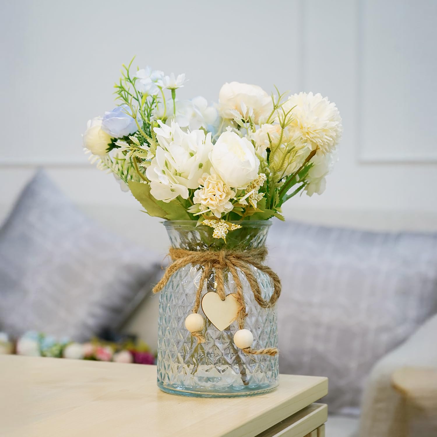 Ekhasa transparent vase - office desk decor