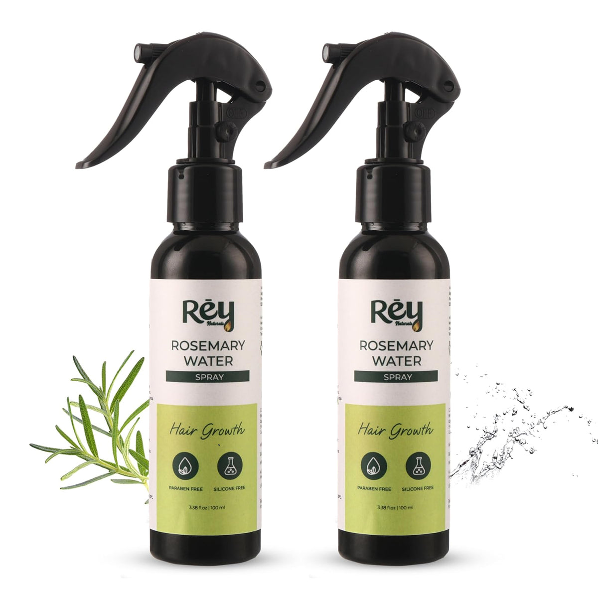 Rey Naturals rosemary water - ideal for pre-styling hair