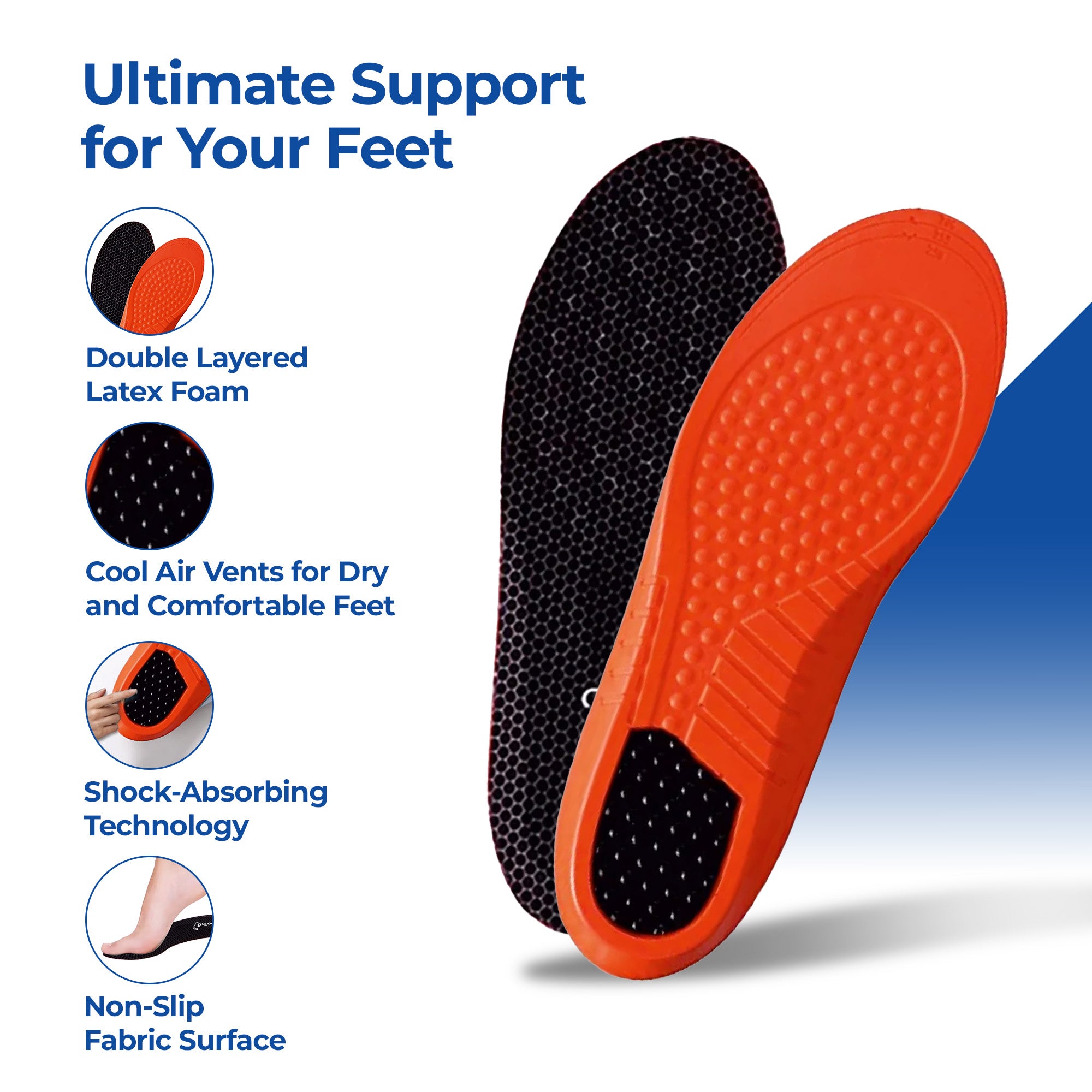 Dr Foot Gel Insoles - Support for Gym Activities
