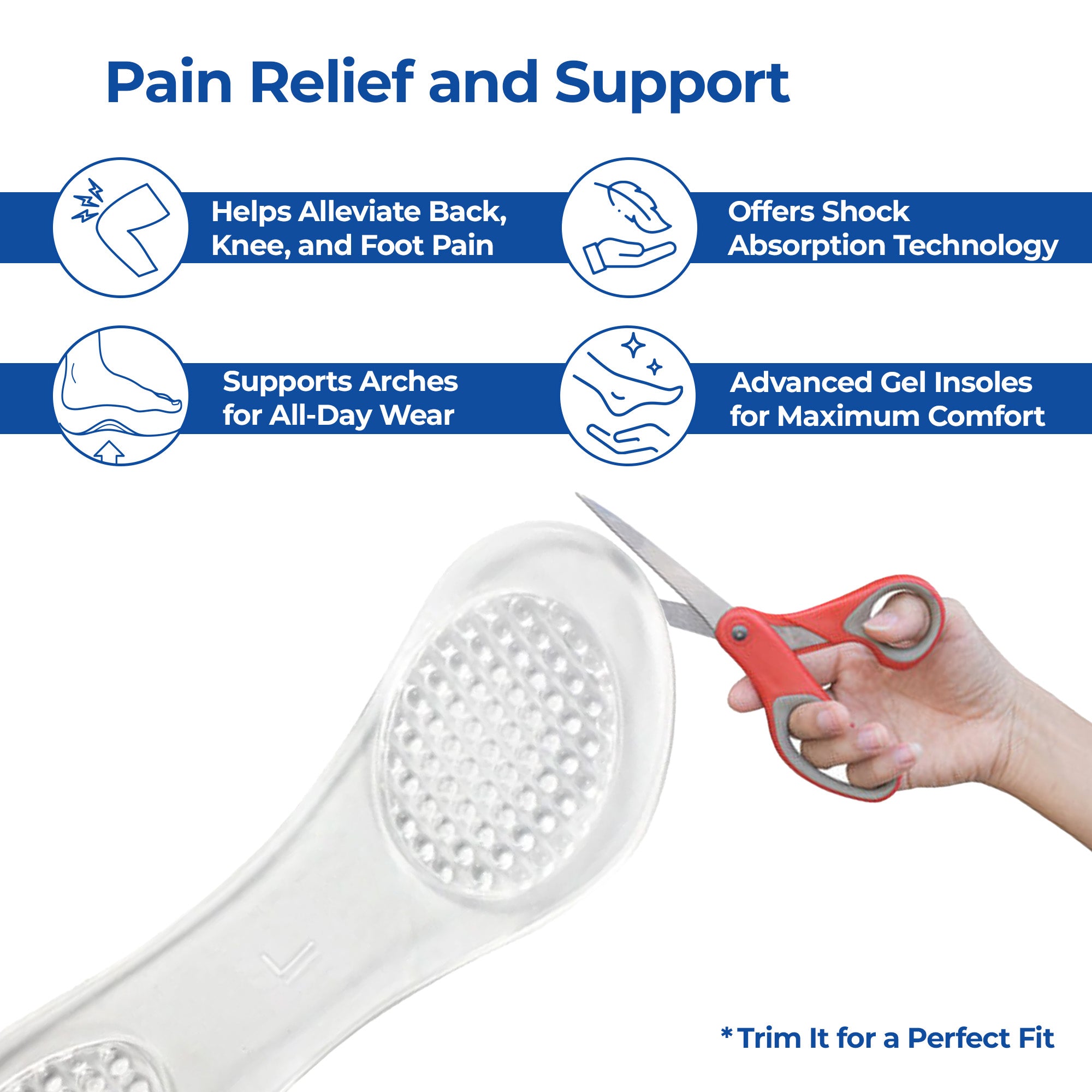 Dr Foot High Heel Relief Insoles - Everyday comfort for women