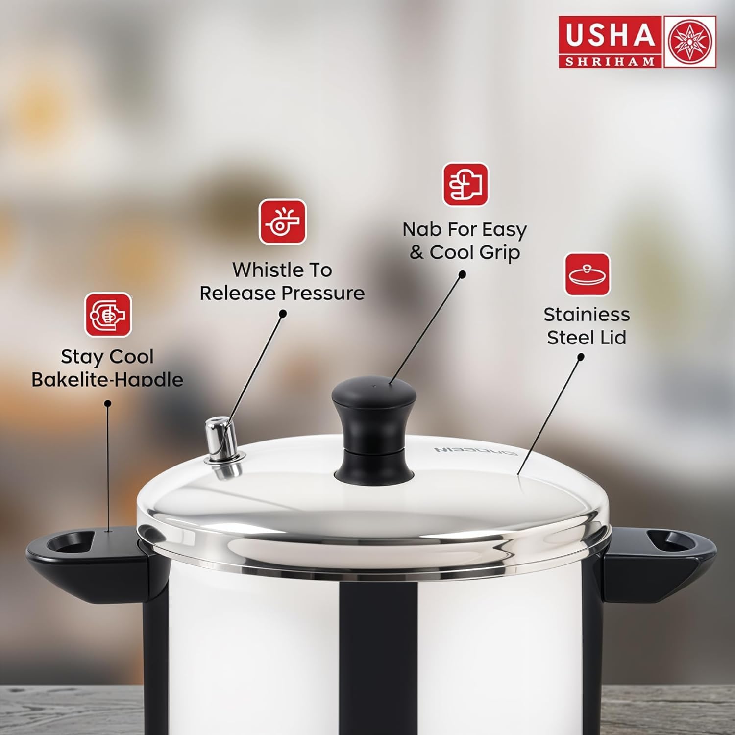 Usha Shriram Idli Maker - Compact design for easy storage