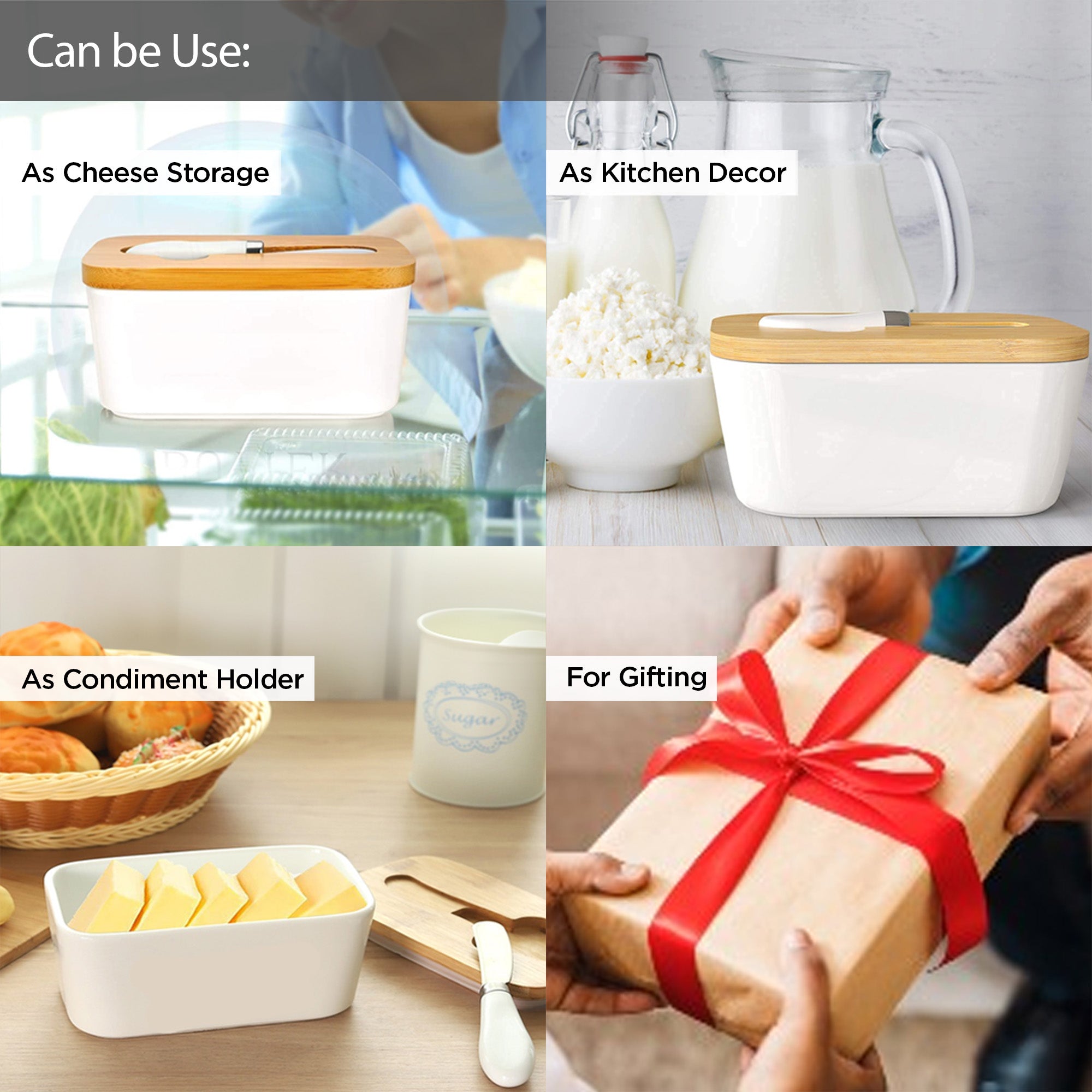 The Better Home butter holder - Elegant dining table accessory