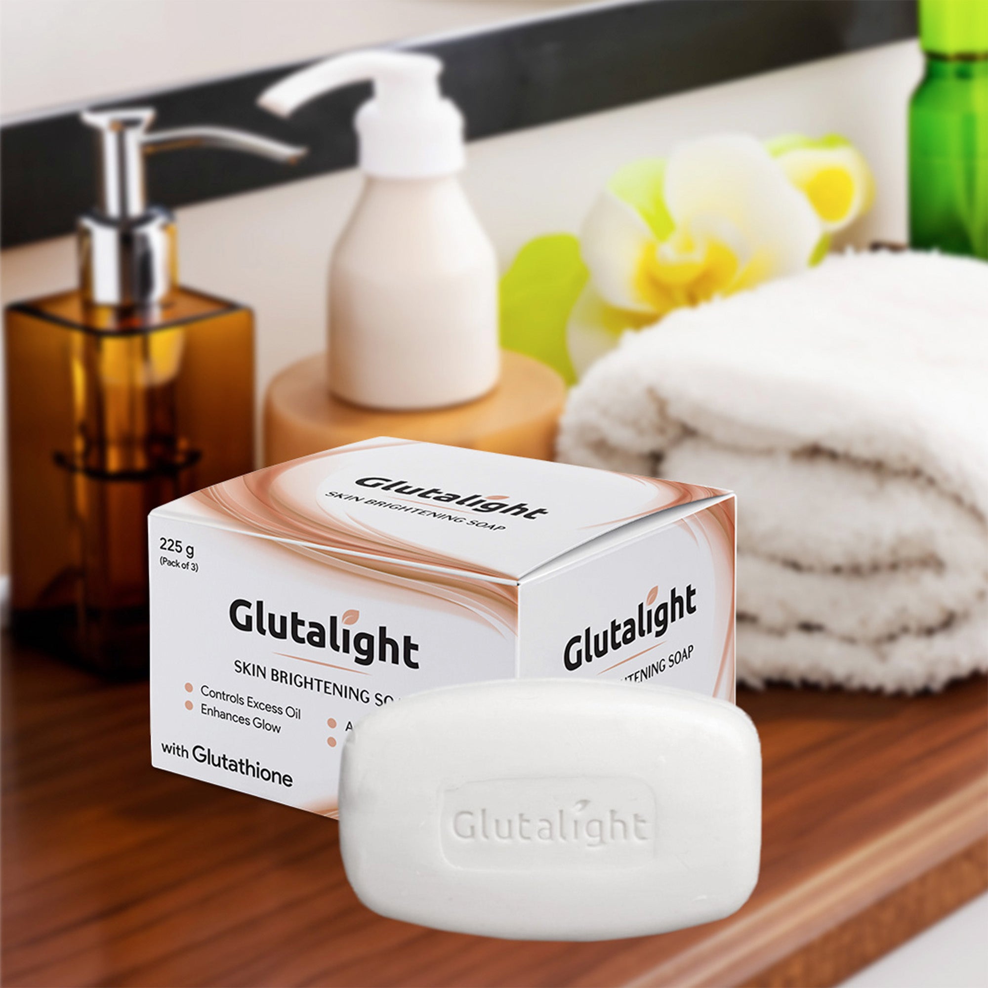 Glutalight Skin Lightening Soap with 1% Glutathione |Reduces Dark – GlobalBees Shop