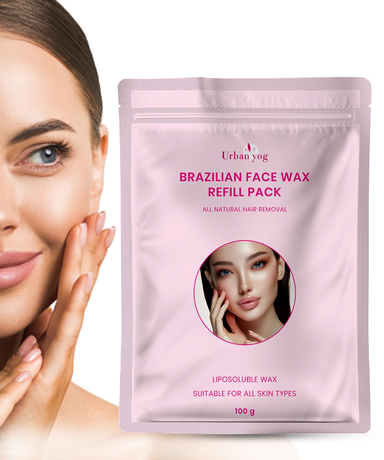 Urban Yog Brazilian Face Wax - Suitable for sensitive skin