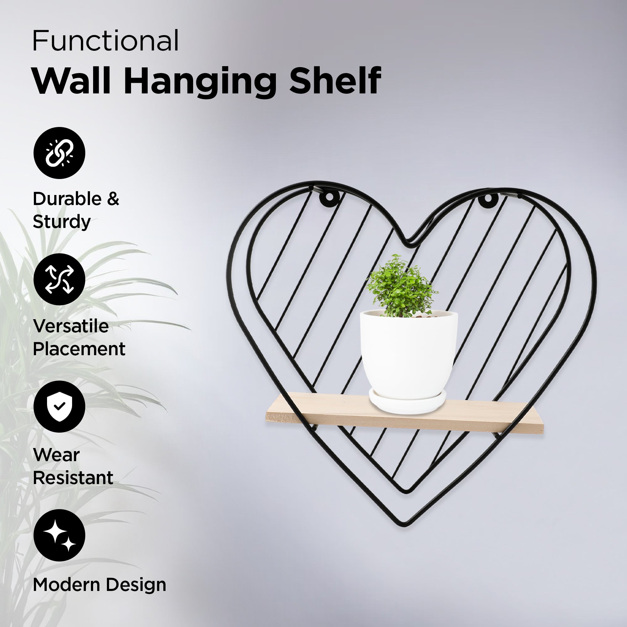 UMAI metal shelf - pre-assembled convenience