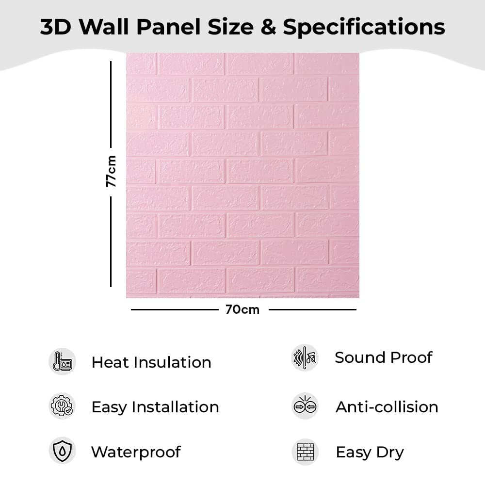 Kuber Industries Foam Brick Wallpaper - Kitchen Transformation