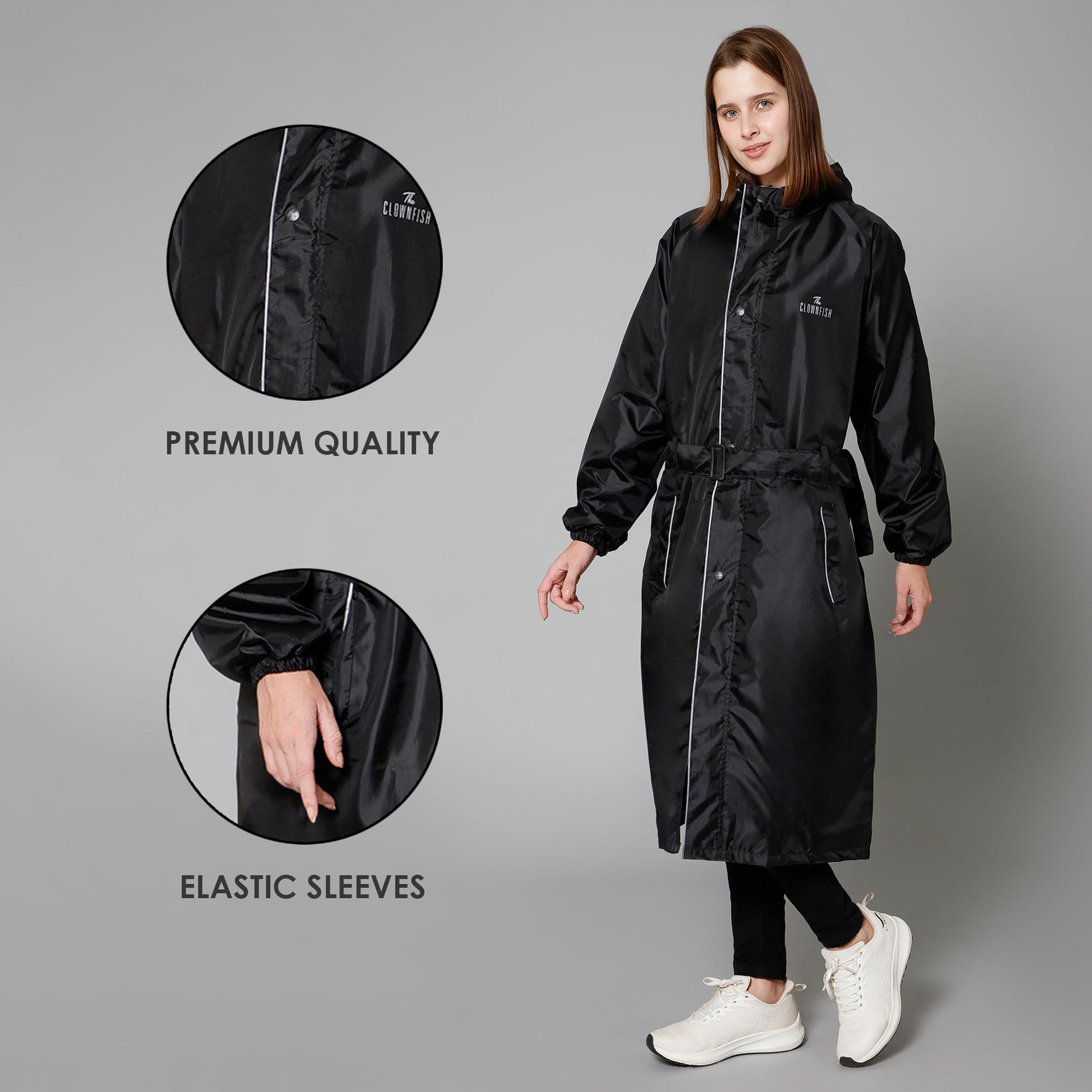 Clownfish Drizzle Diva Raincoat - Casual outdoor raincoat