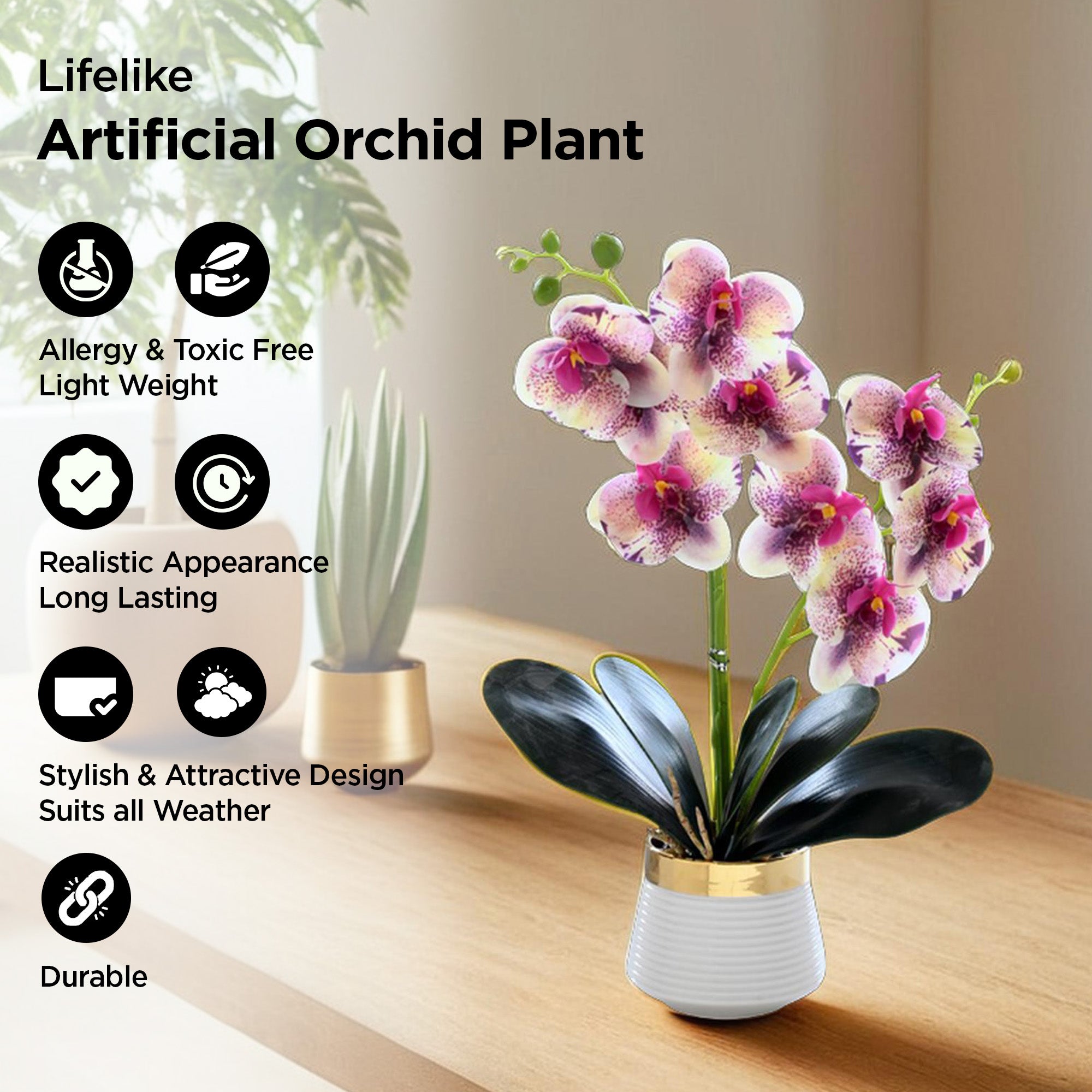 UMAI artificial plant - aesthetic bedroom accessory