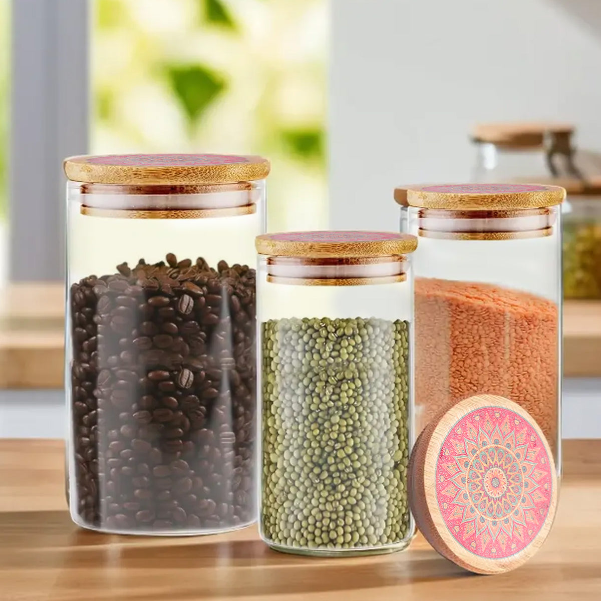 The Better Home glass storage jars - perfect for dry fruits