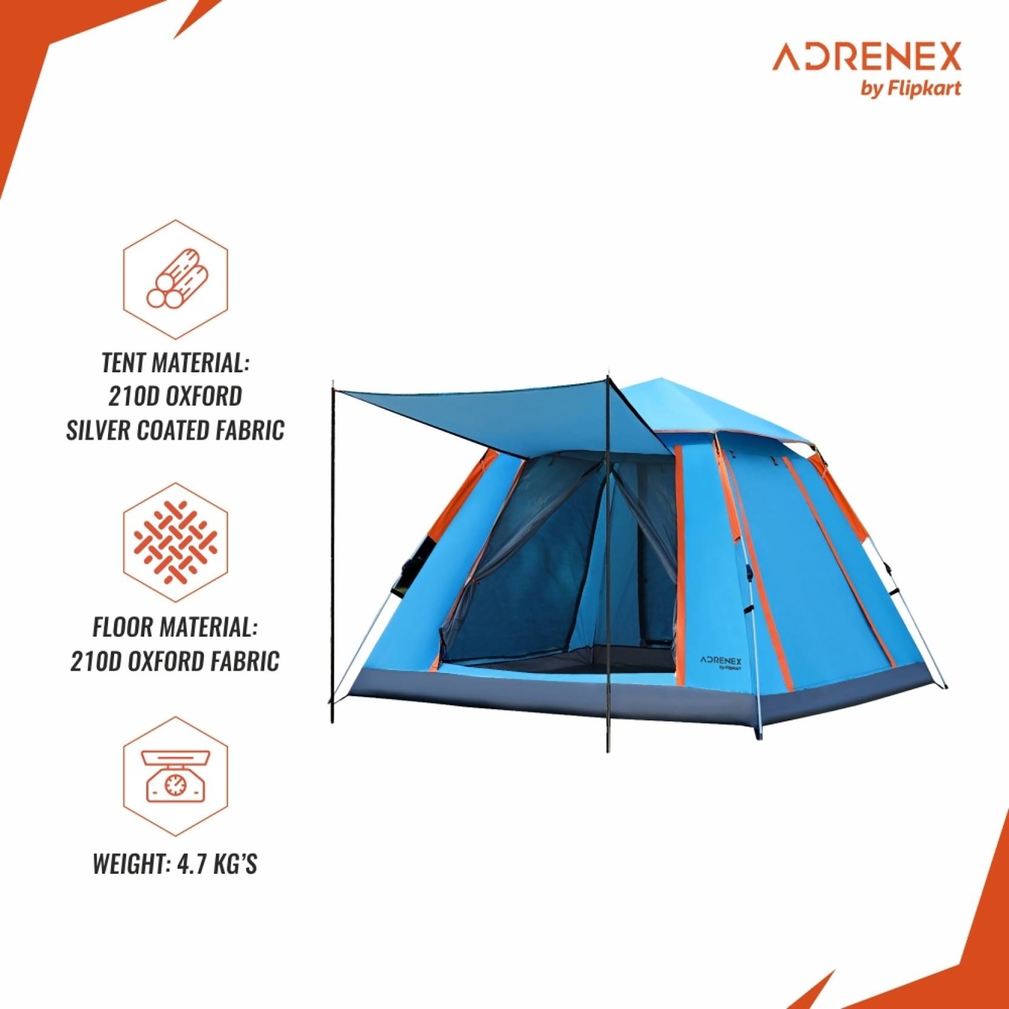 Reach portable tent - family camping trip