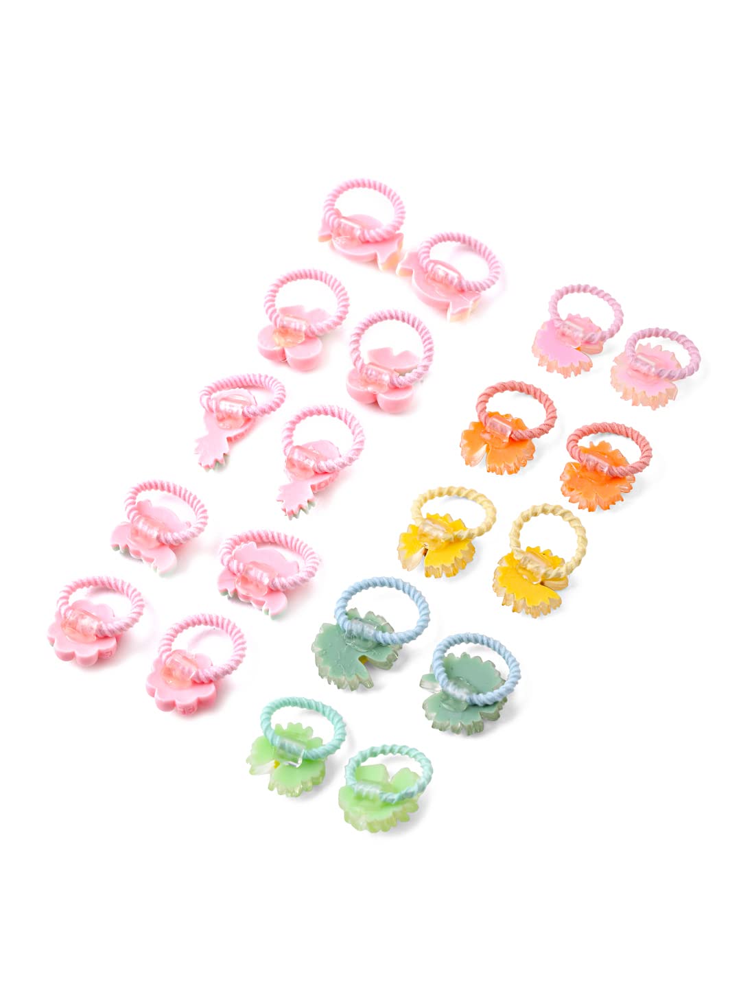 Yellow Chimes rubber bands - Colorful hair accessories for kids