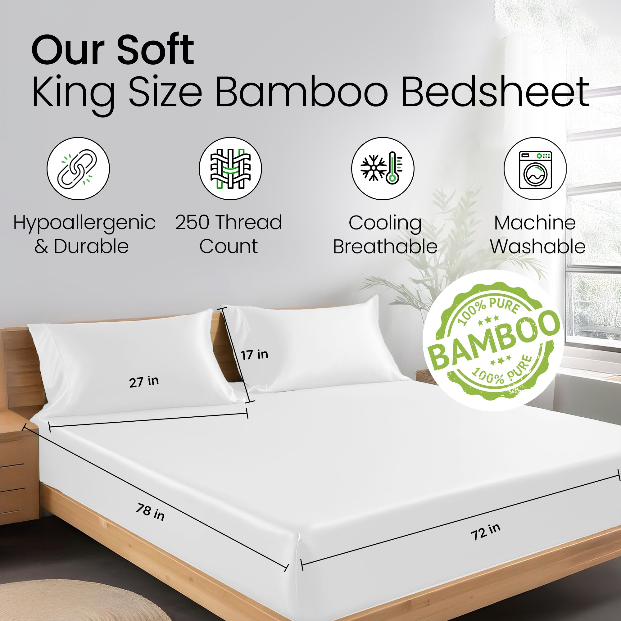 Mush king size bedding - Breathable comfort for all seasons