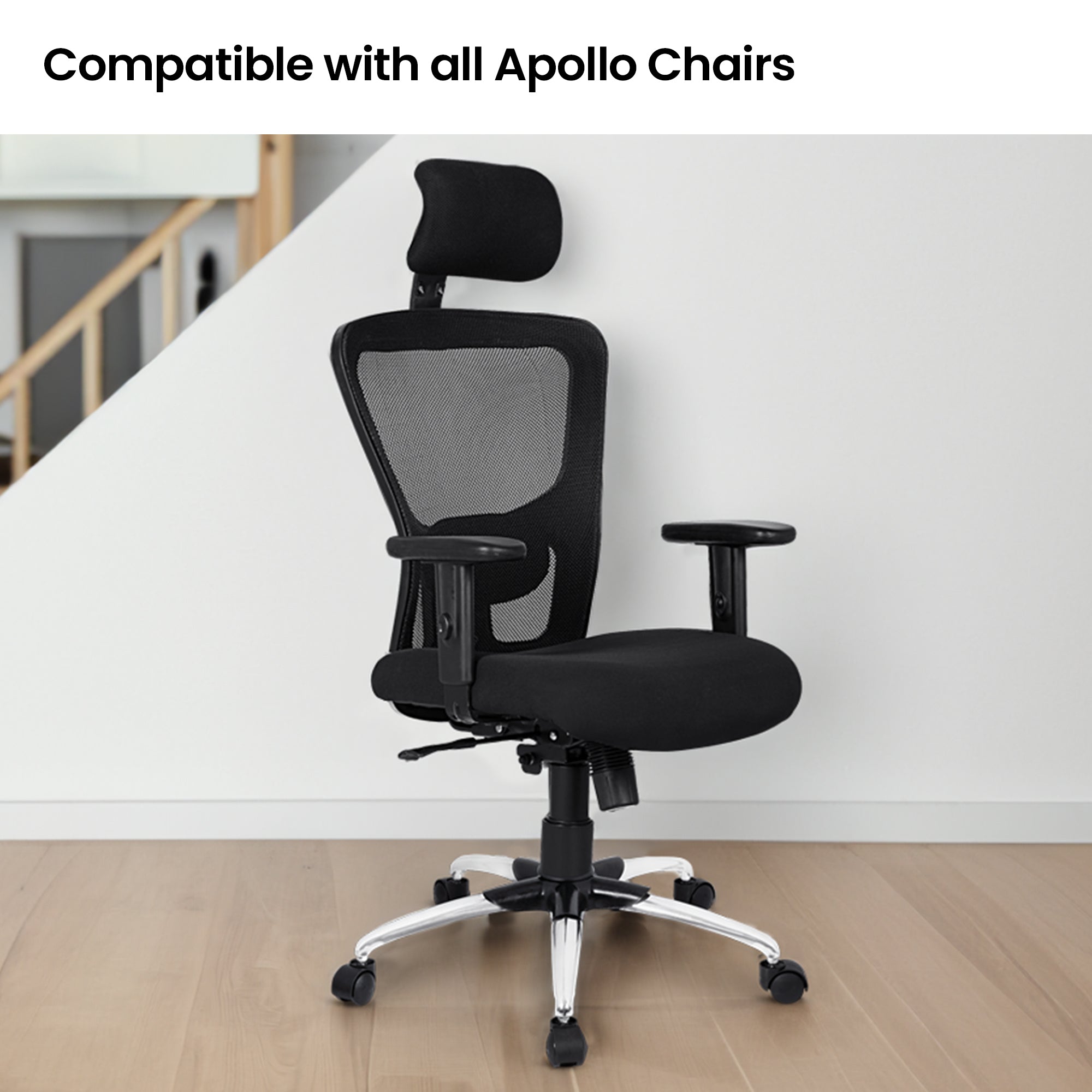 SAVYA HOME Apollo Desk Chair - Ergonomic support for long hours