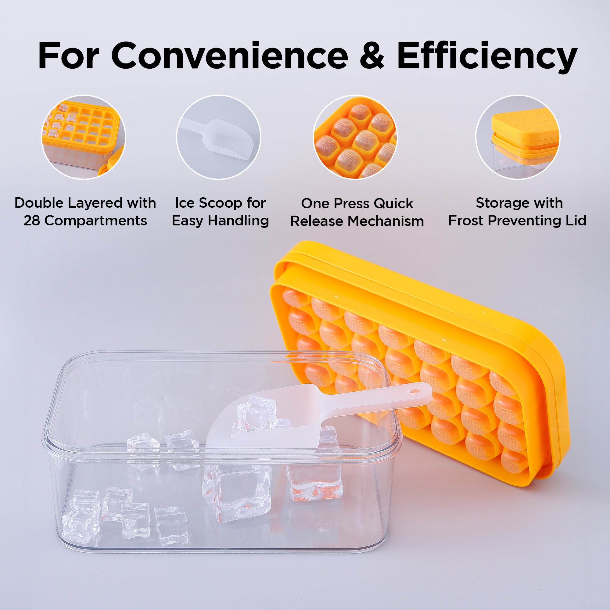 UMAI ice cube tray - efficient for soft drinks