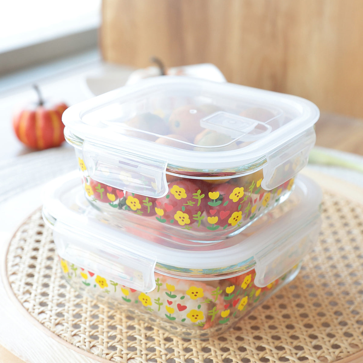 The Better Home UMAI Square Glass Jars - Perfect for every kitchen