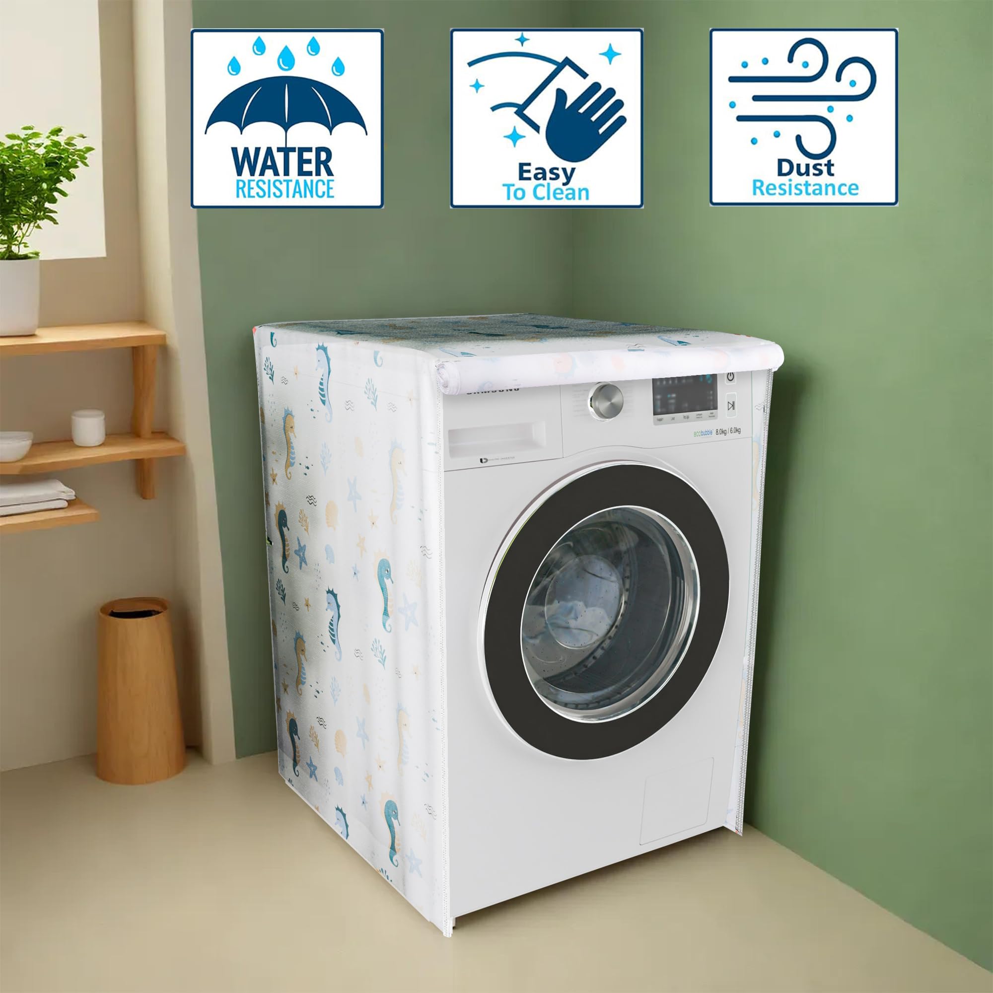 Kuber Industries washing machine cover - protects against dust