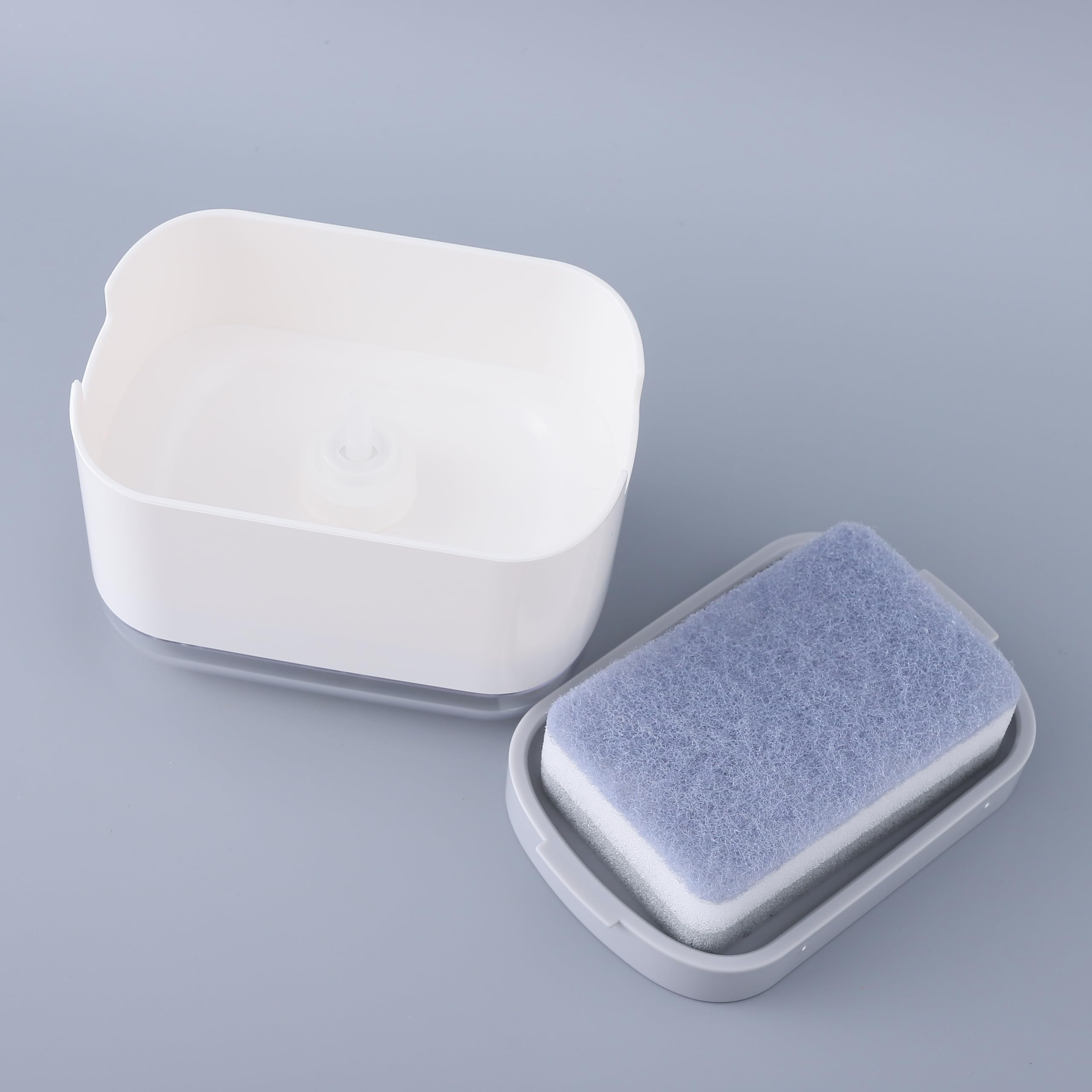 UMAI soap dispenser - Sponge holder feature