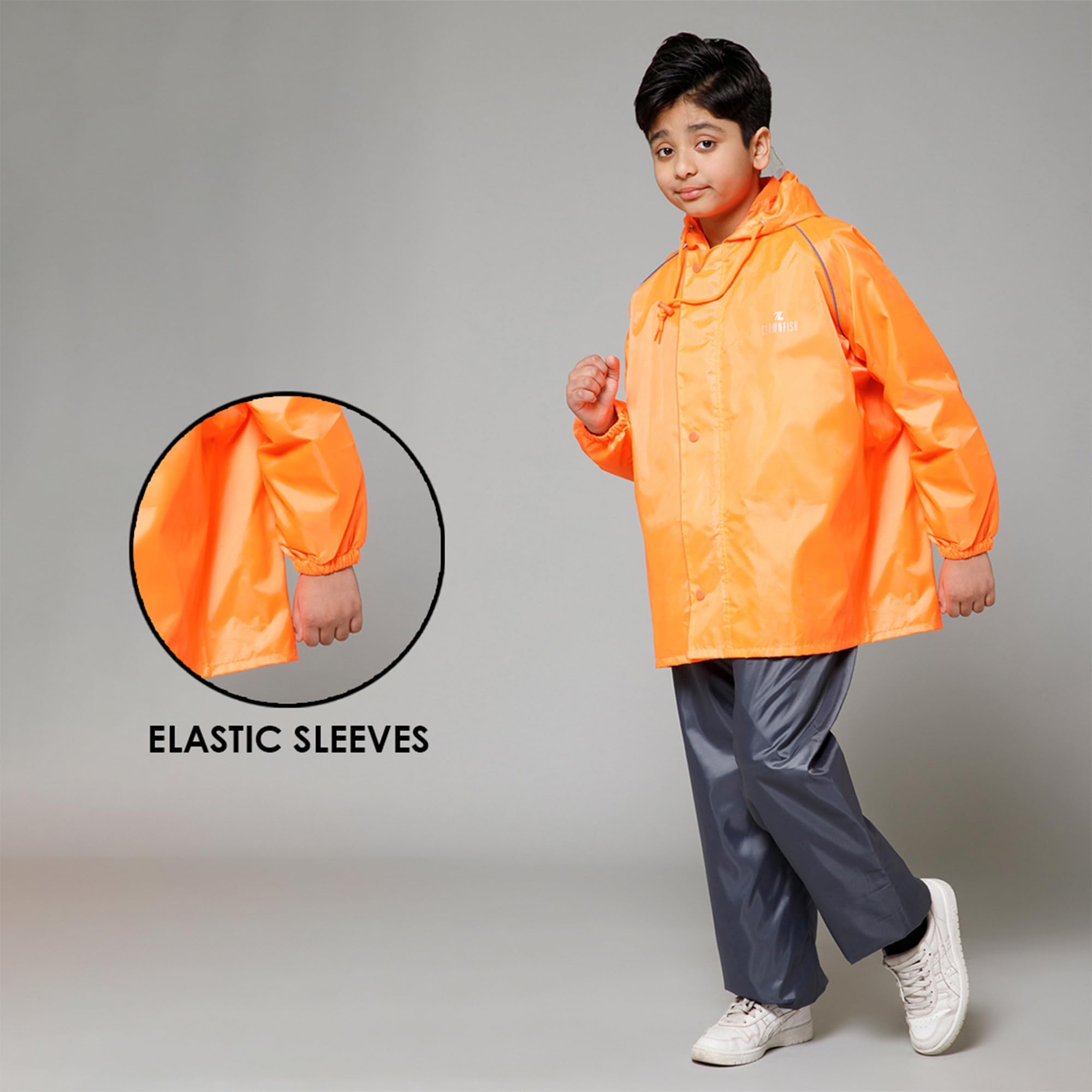 Clownfish kids raincoat - adventure park fun in the rain