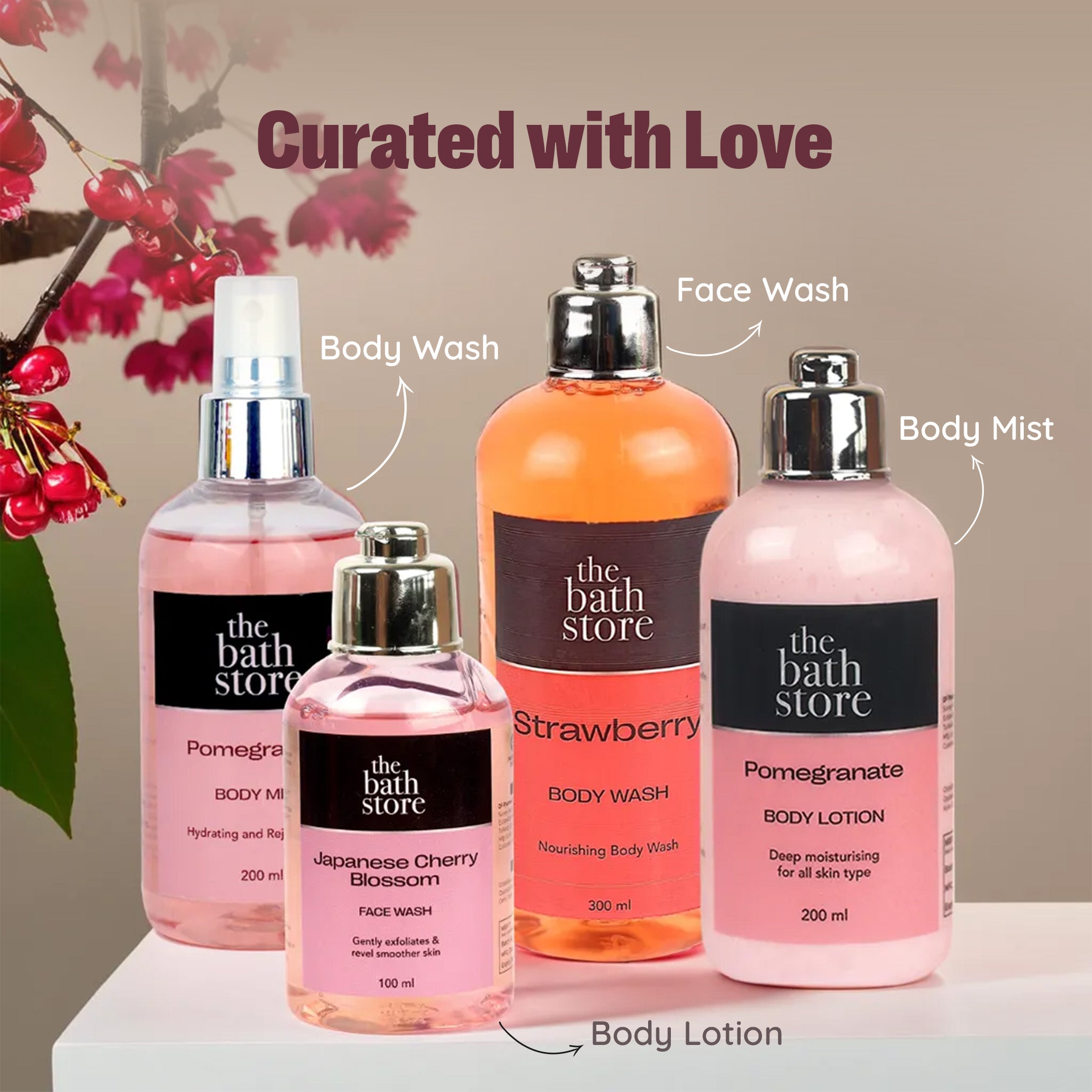 The Bath Store strawberry body wash - luxurious shower experience for all skin types