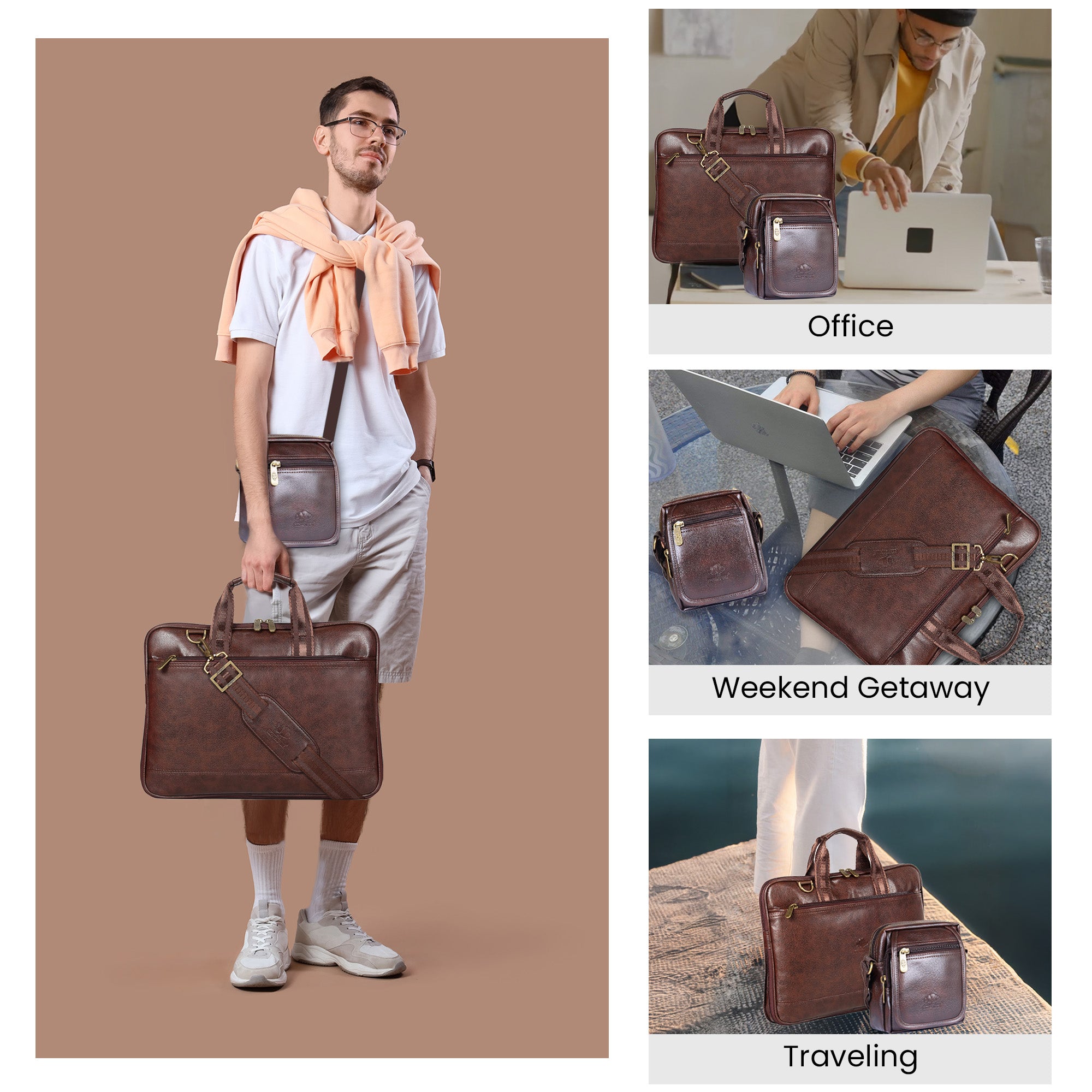 THE CLOWNFISH laptop briefcase - perfect for business travel