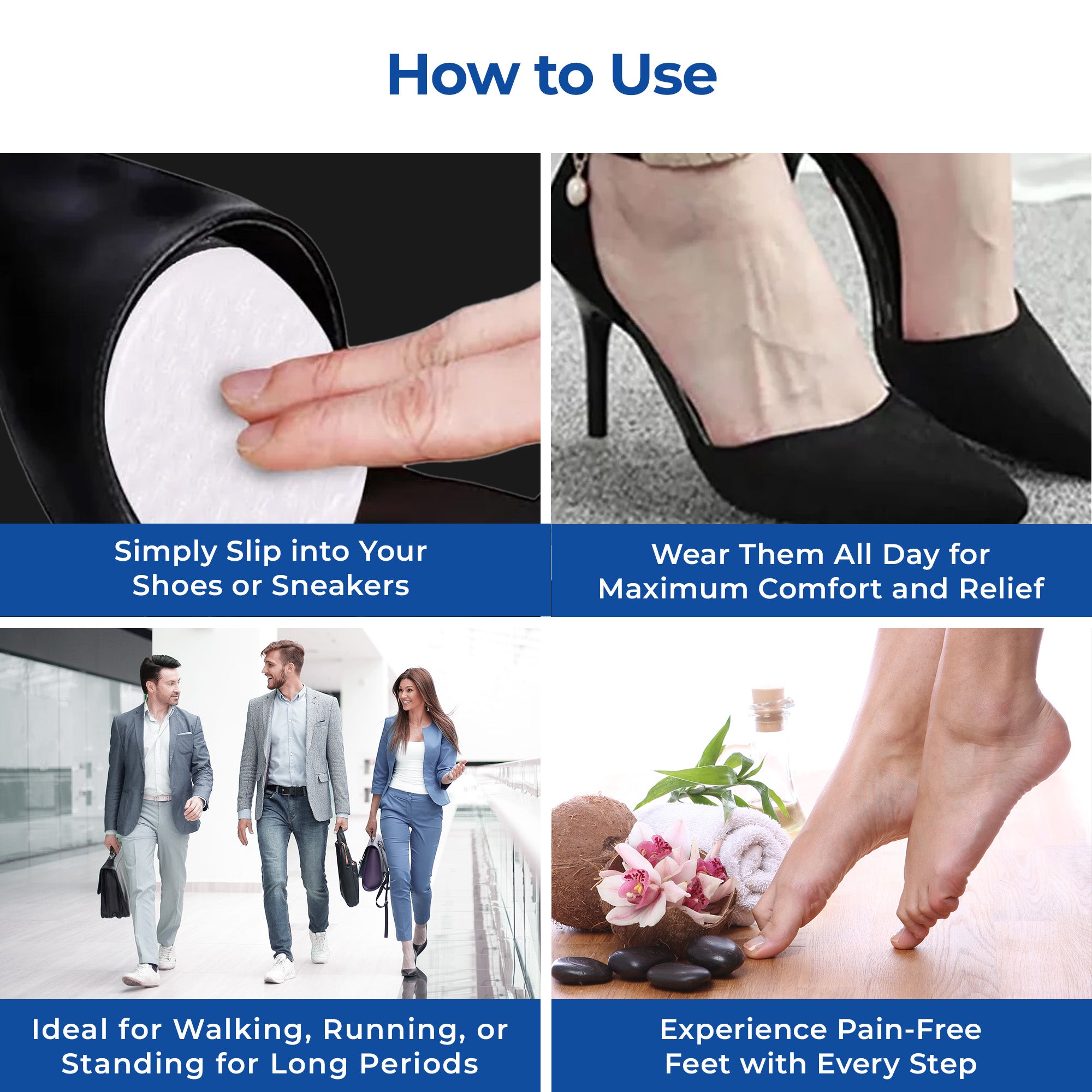 Dr Foot ball of foot cushions - Discreet footwear support