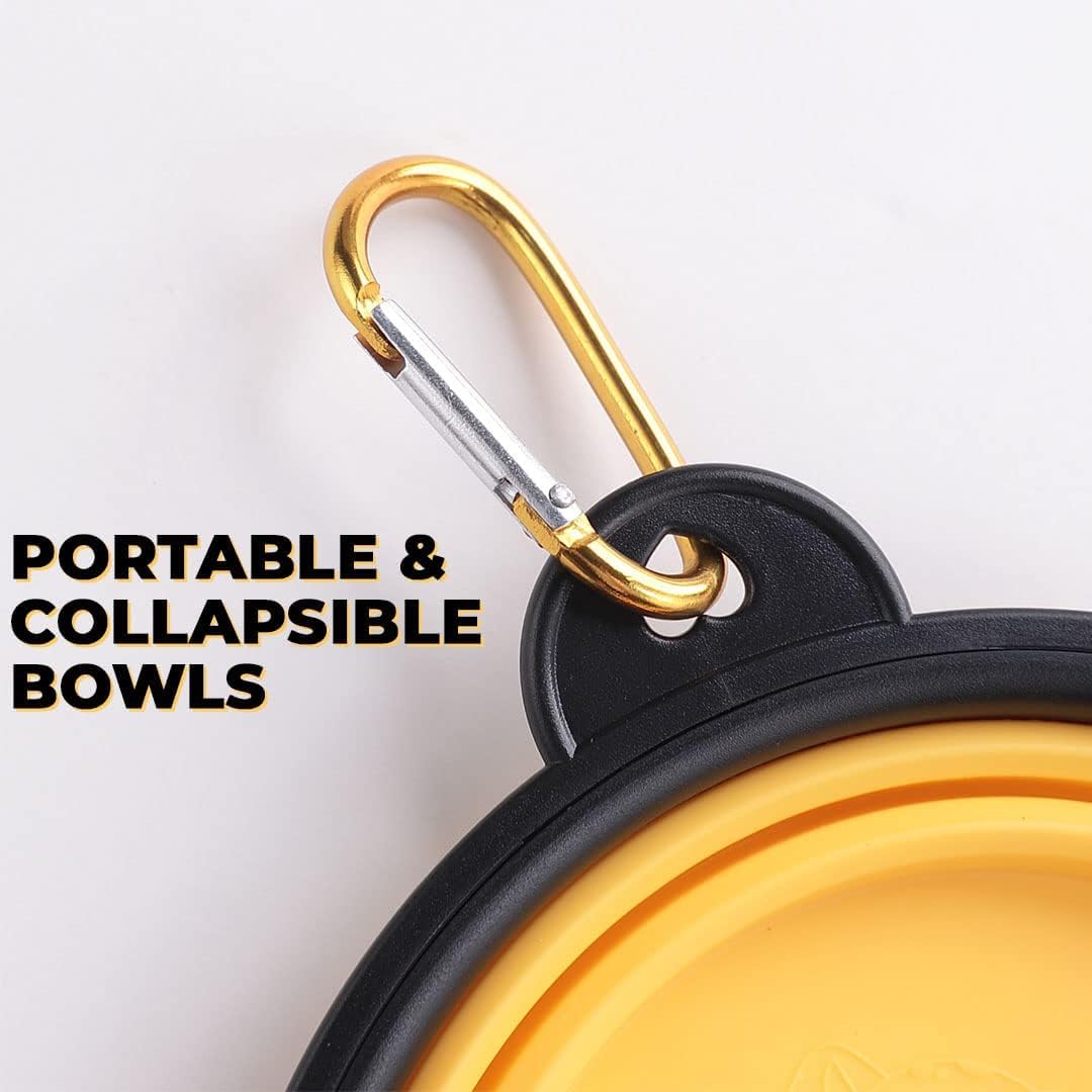 Kuber Industries collapsible pet bowls - Easy storage