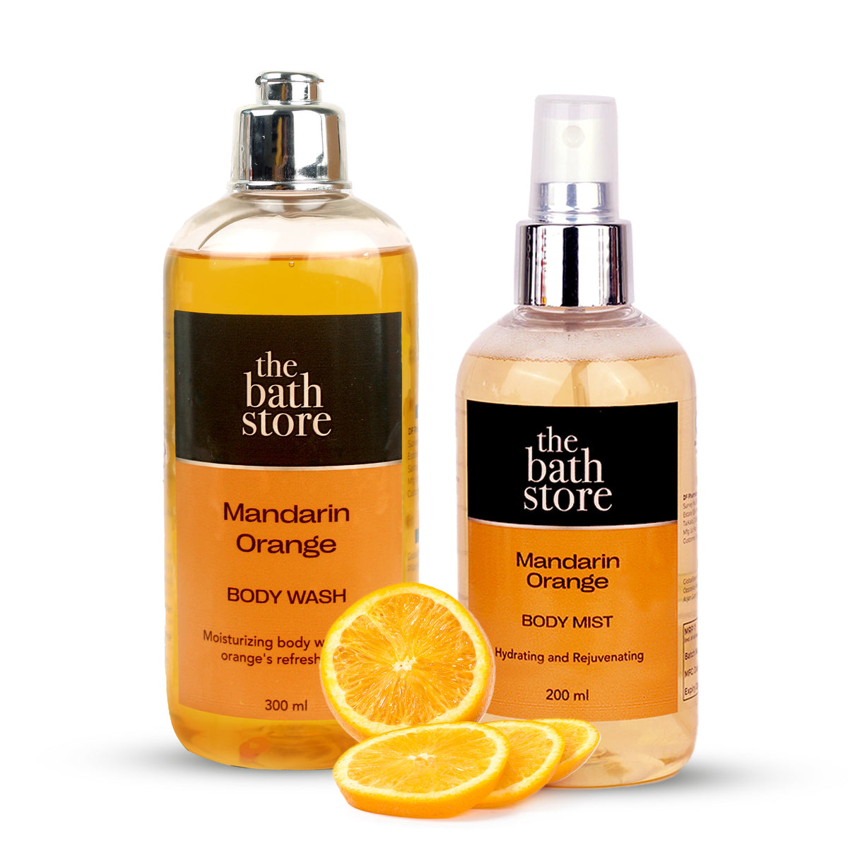 The Bath Store Mandarin Orange Body Mist - Light fragrance for all-day freshness