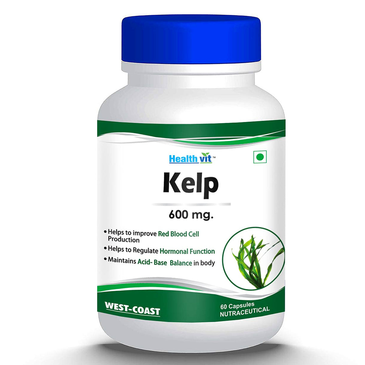 Healthvit Sea Kelp Capsules - Natural remedy for energy boost