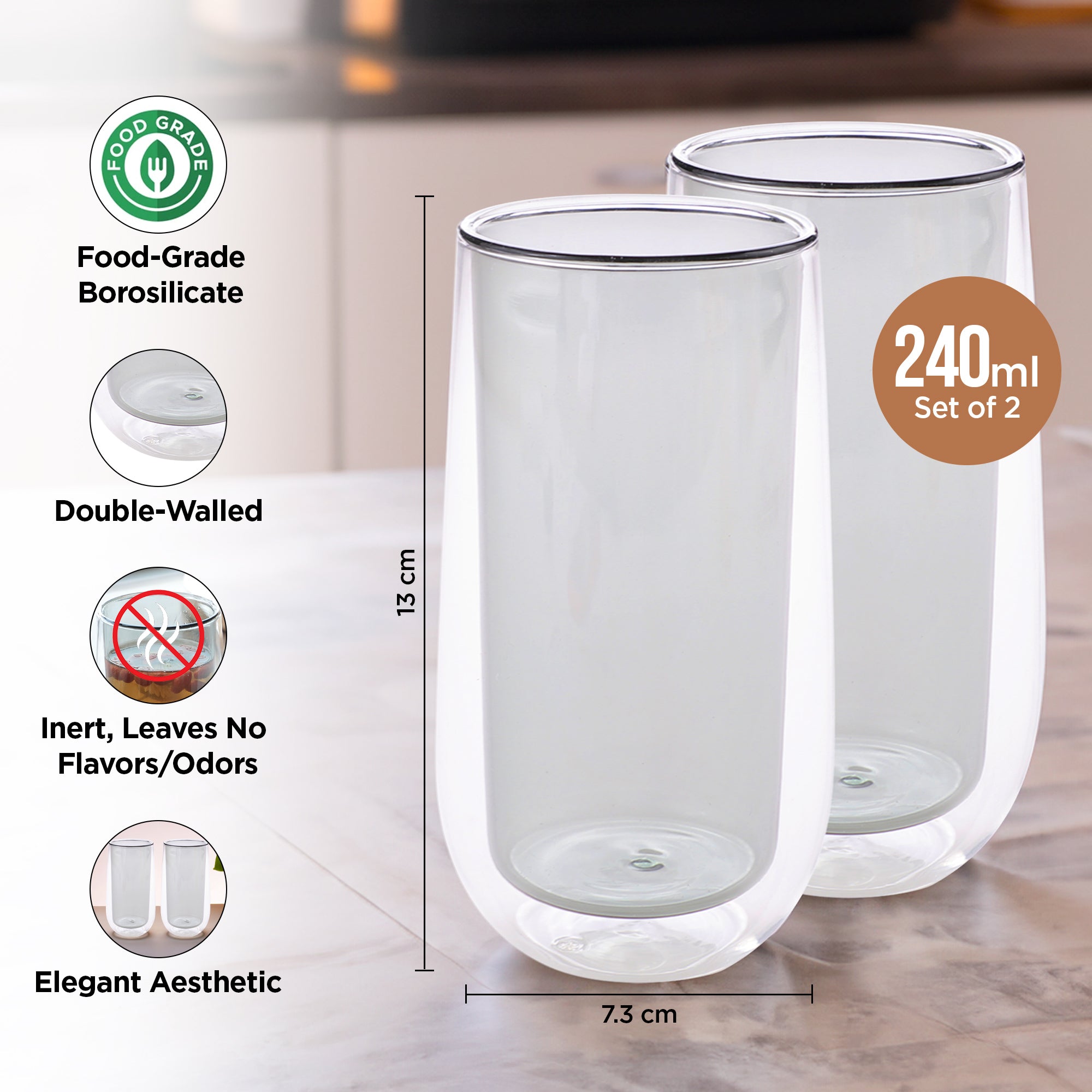 UMAI insulated coffee mug set - gift for couples
