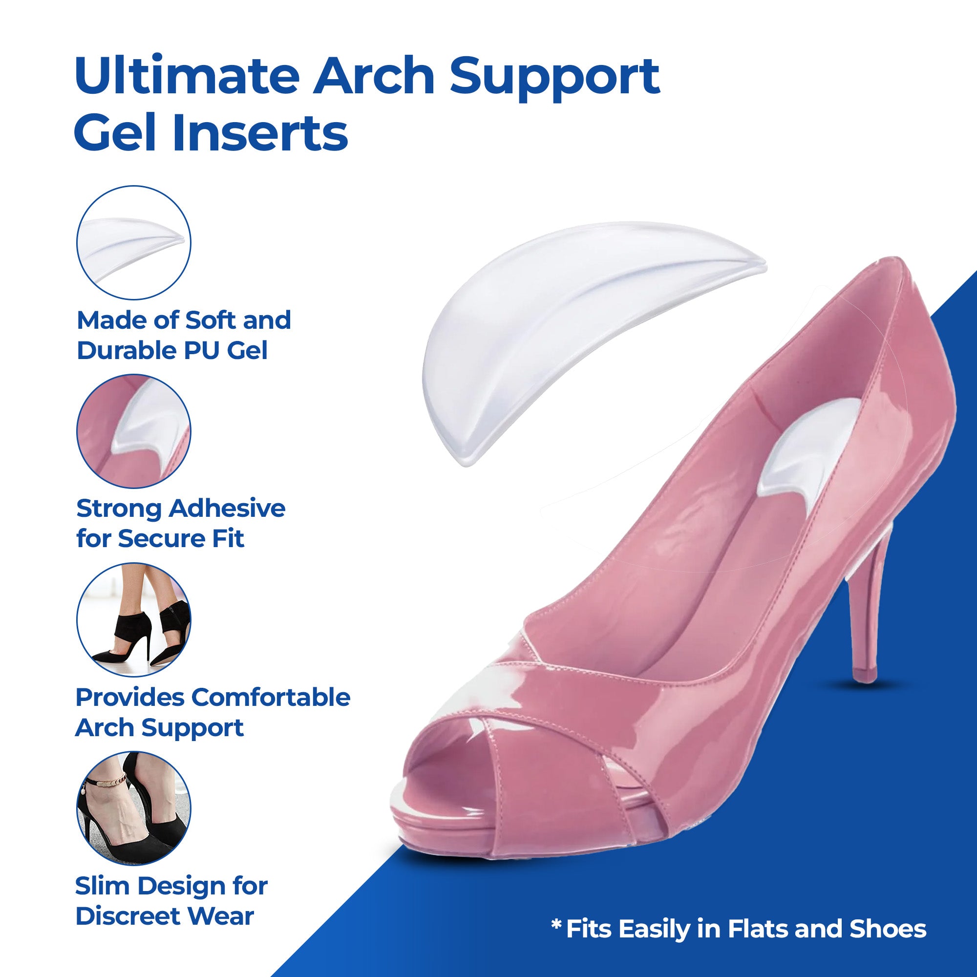 Dr Foot arch support insoles - Perfect for long walks