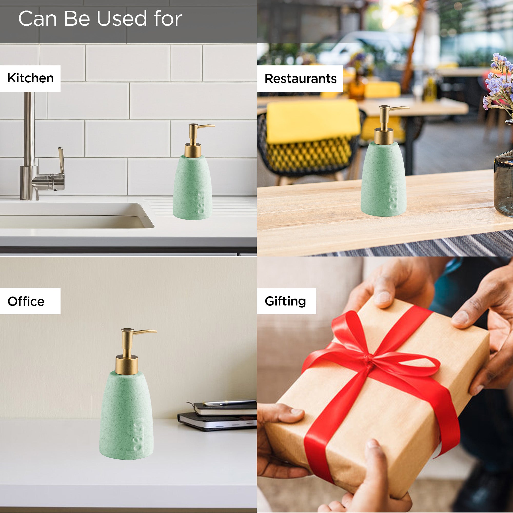 UMAI stylish soap dispenser set - home decor