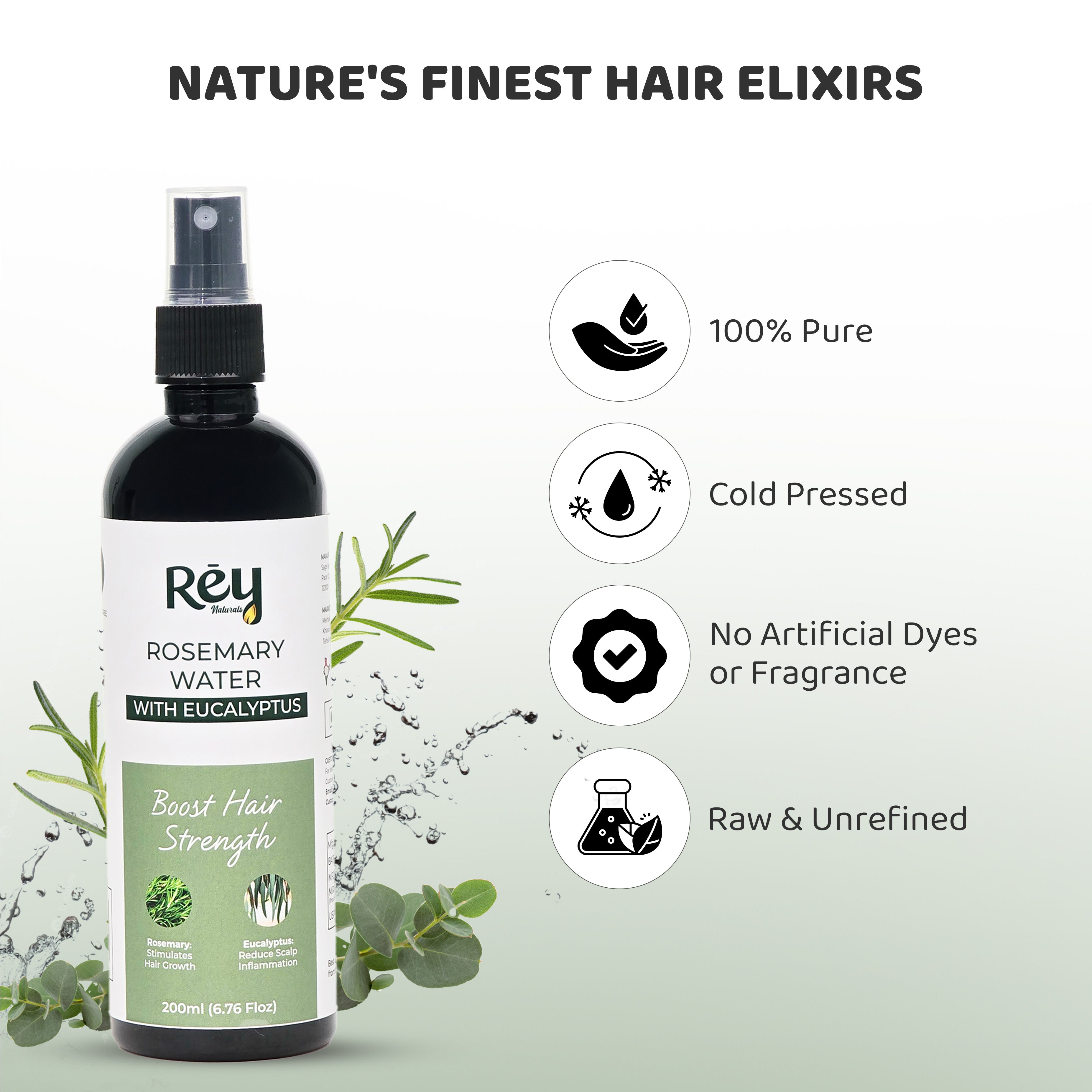 Rey Naturals Hair Growth Spray - Perfect for Styling