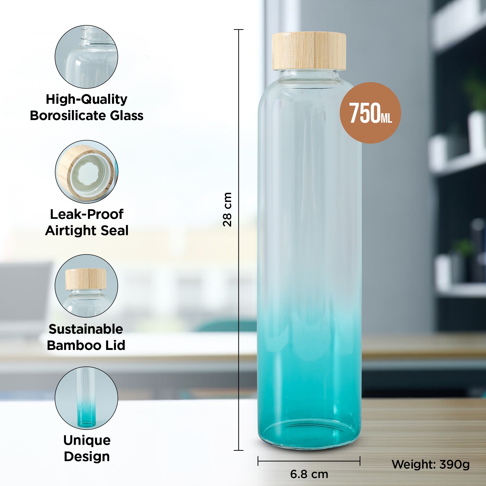 UMAI water bottle - great for gym workouts