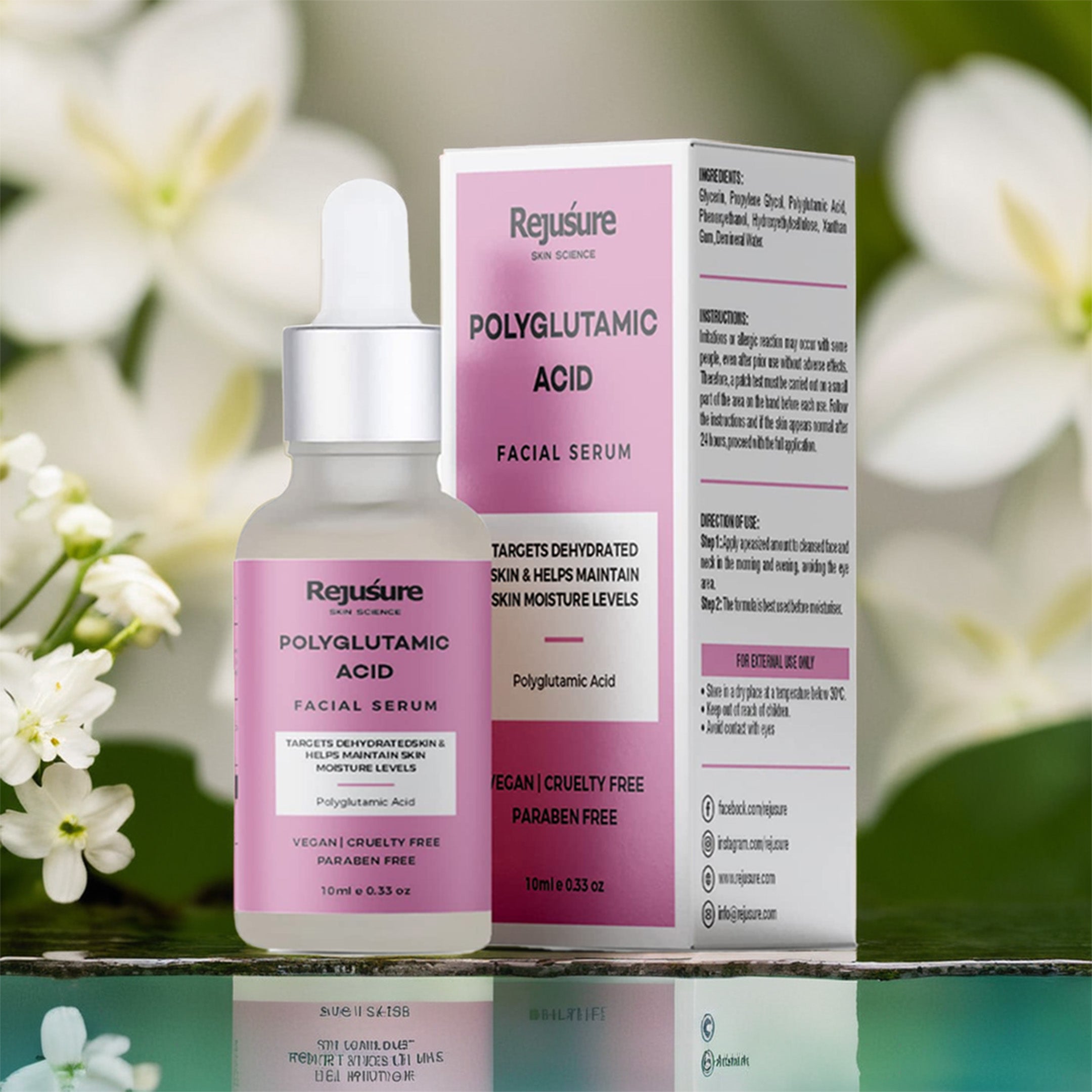 Rejusure polyglutamic acid serum - for glowing skin