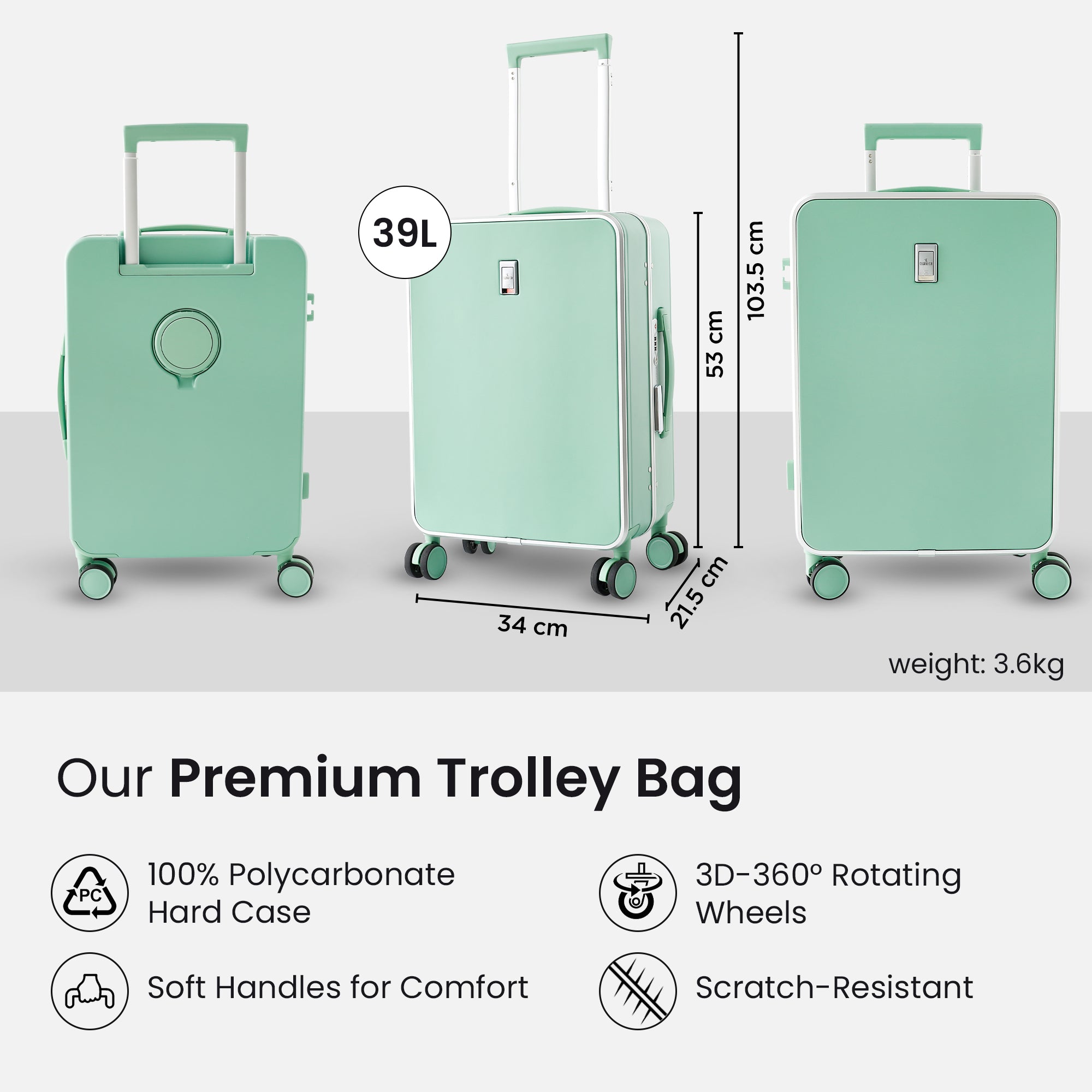 Clownfish Globetrotter Trolley Bag - Convenient for short business trips