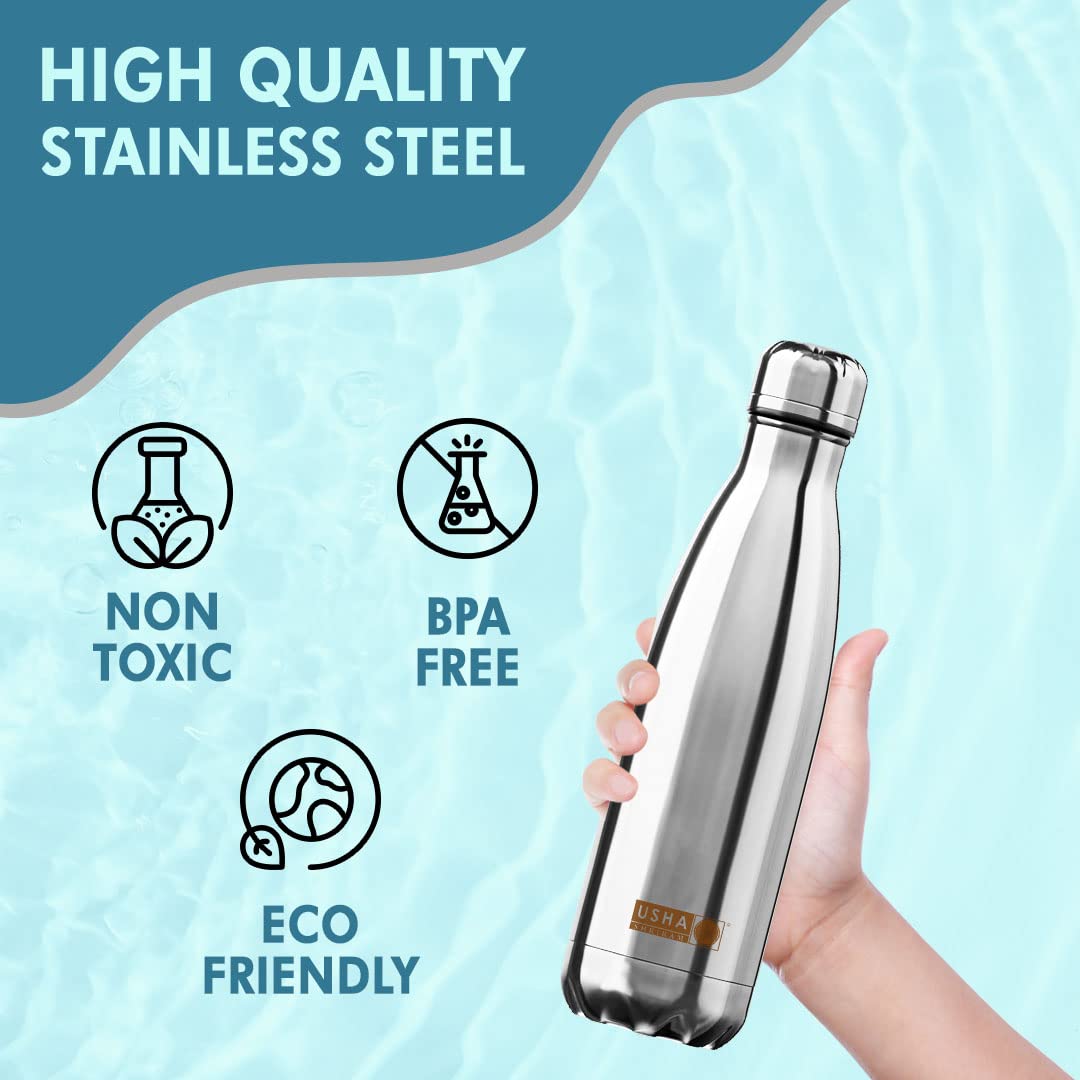 USHA SHRIRAM insulated water bottle - Gym hydration