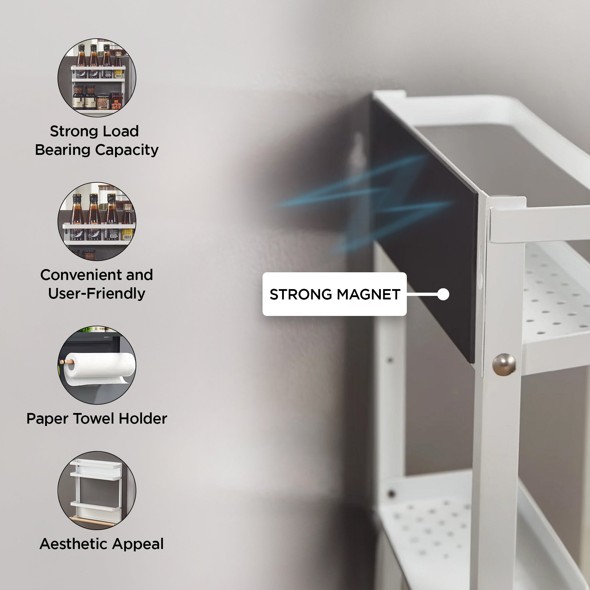 UMAI Kitchen Storage Rack - Compact Design for Kitchens