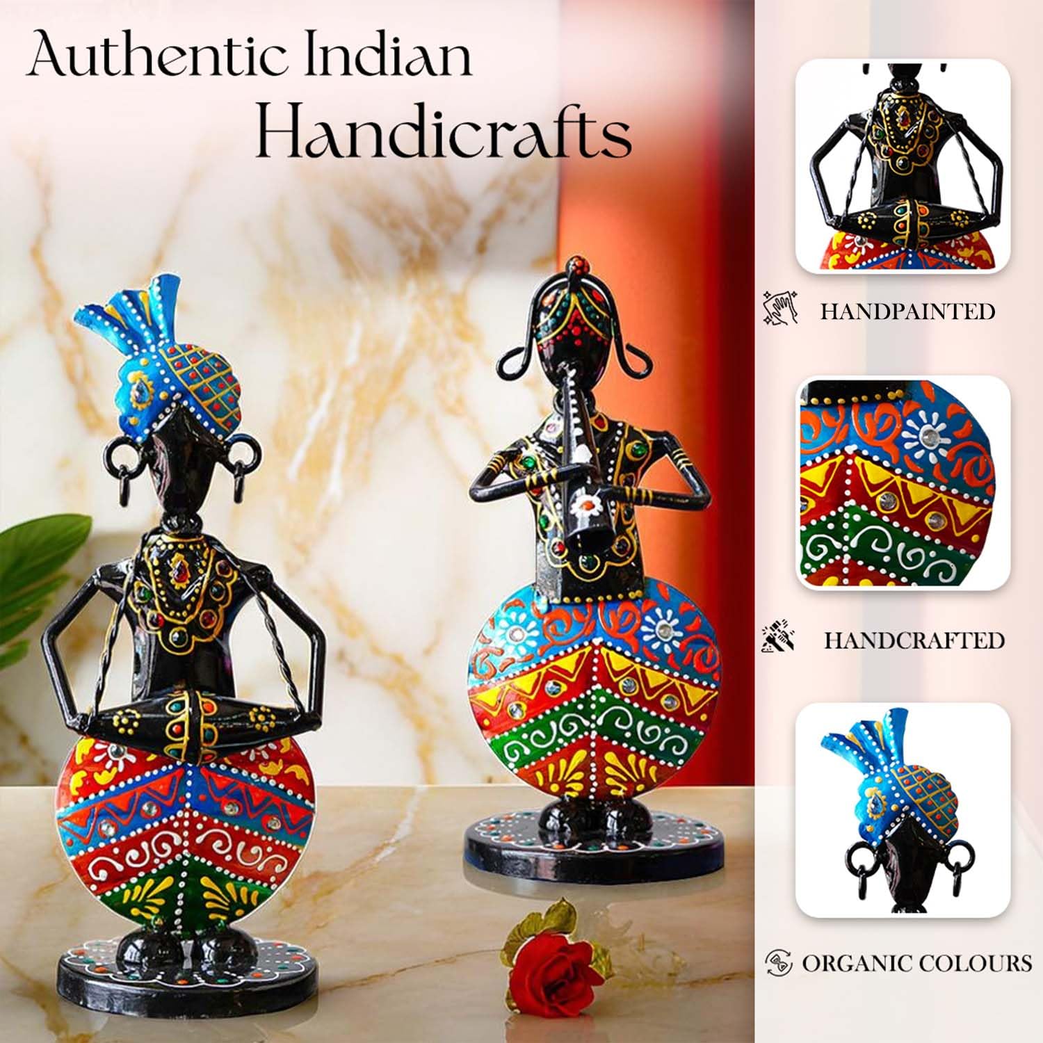 Ekhasa Musician Figurines Set - Office Decor