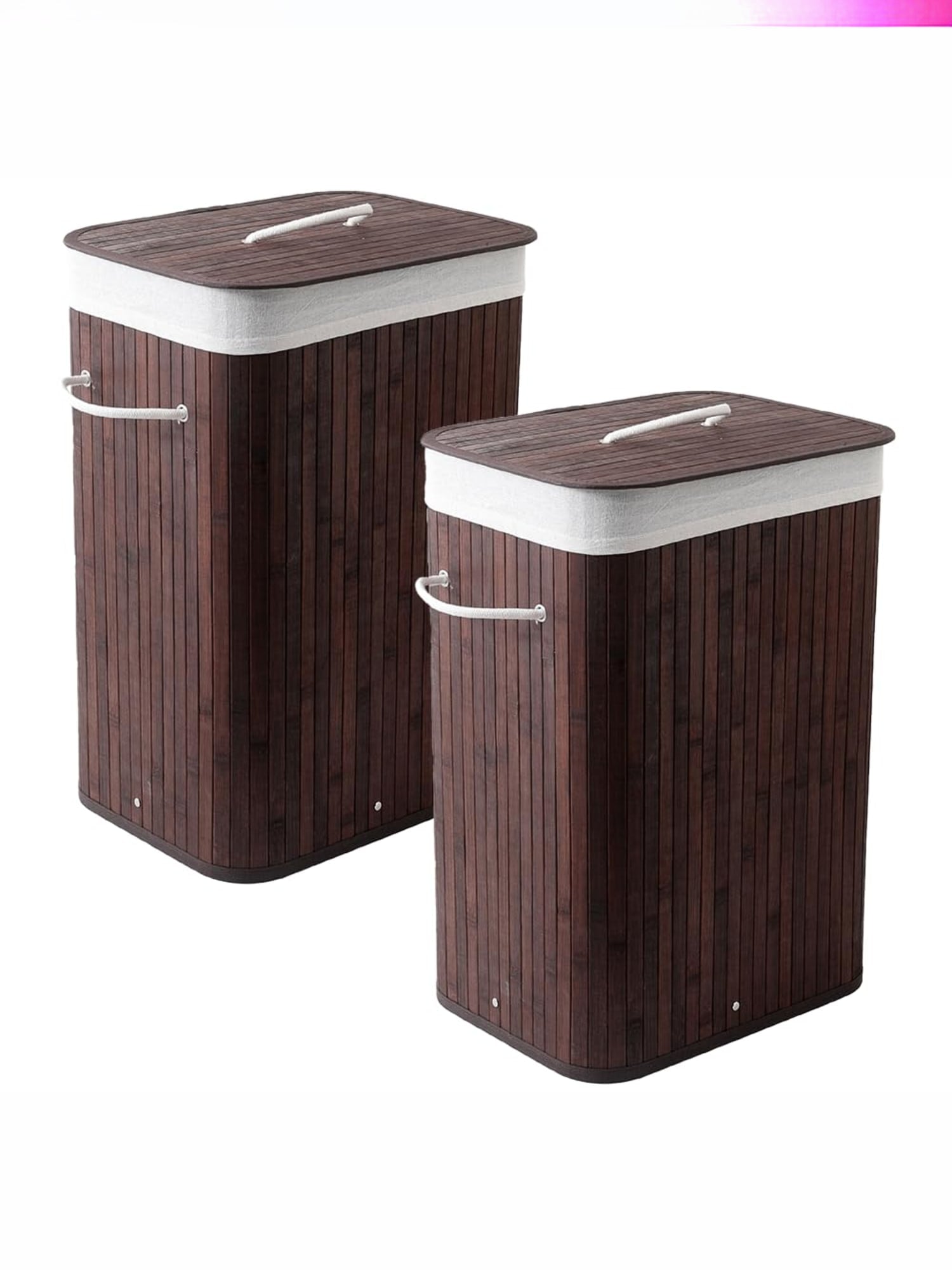 Bamboo laundry organizer - Useful for keeping household items neat