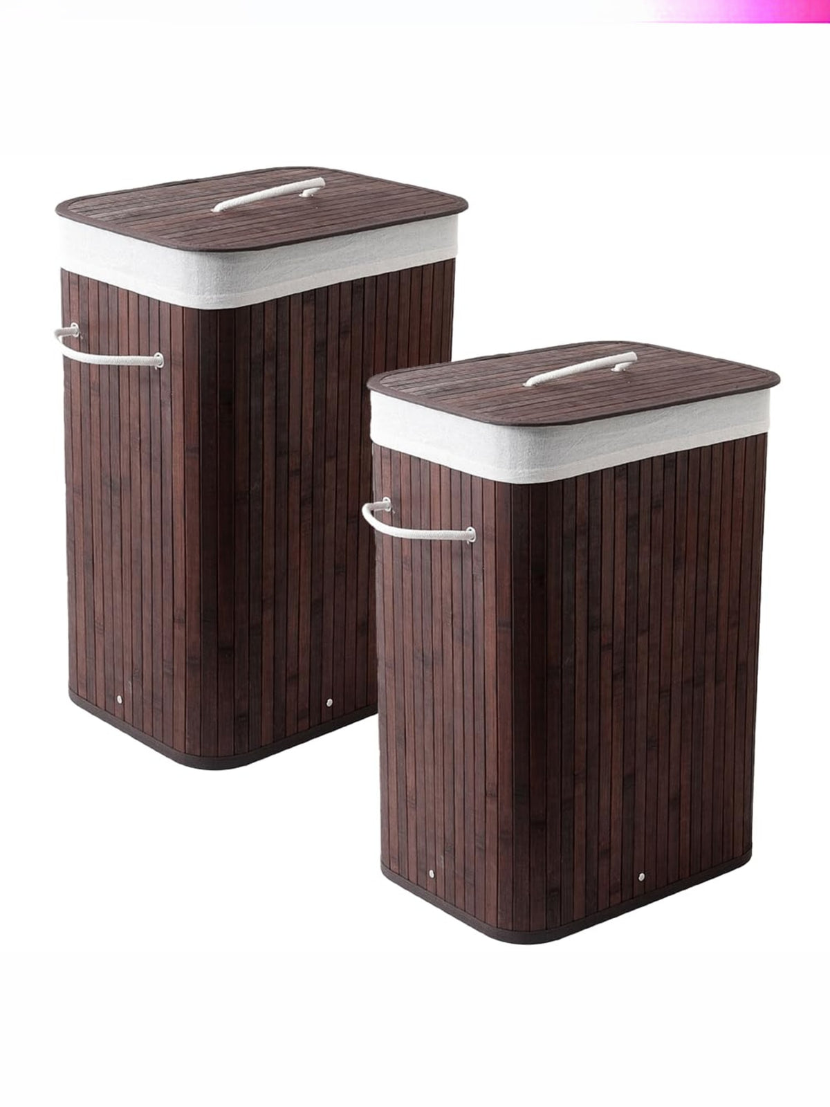 Bamboo laundry organizer - Useful for keeping household items neat