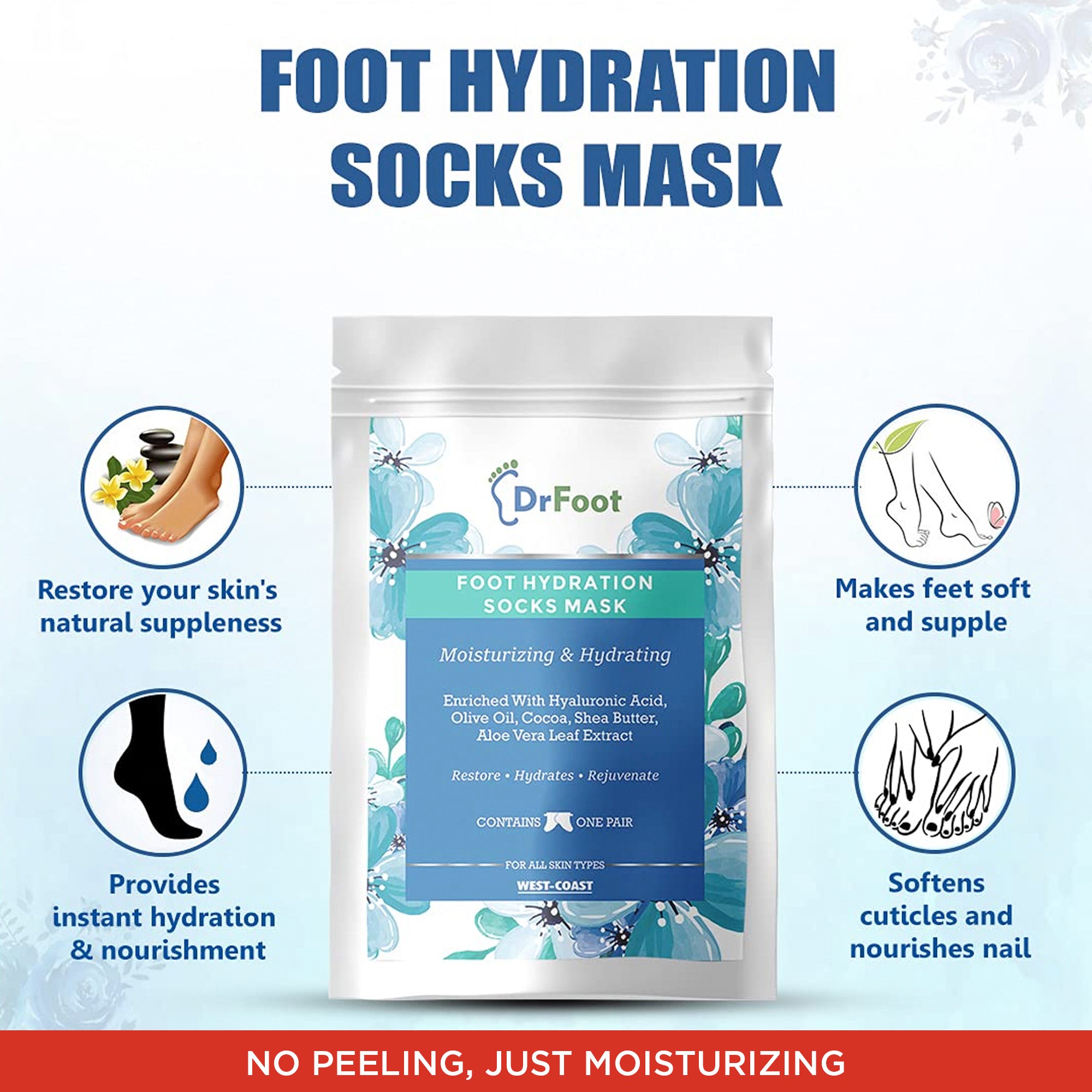 Dr Foot hydrating socks - foot rejuvenation