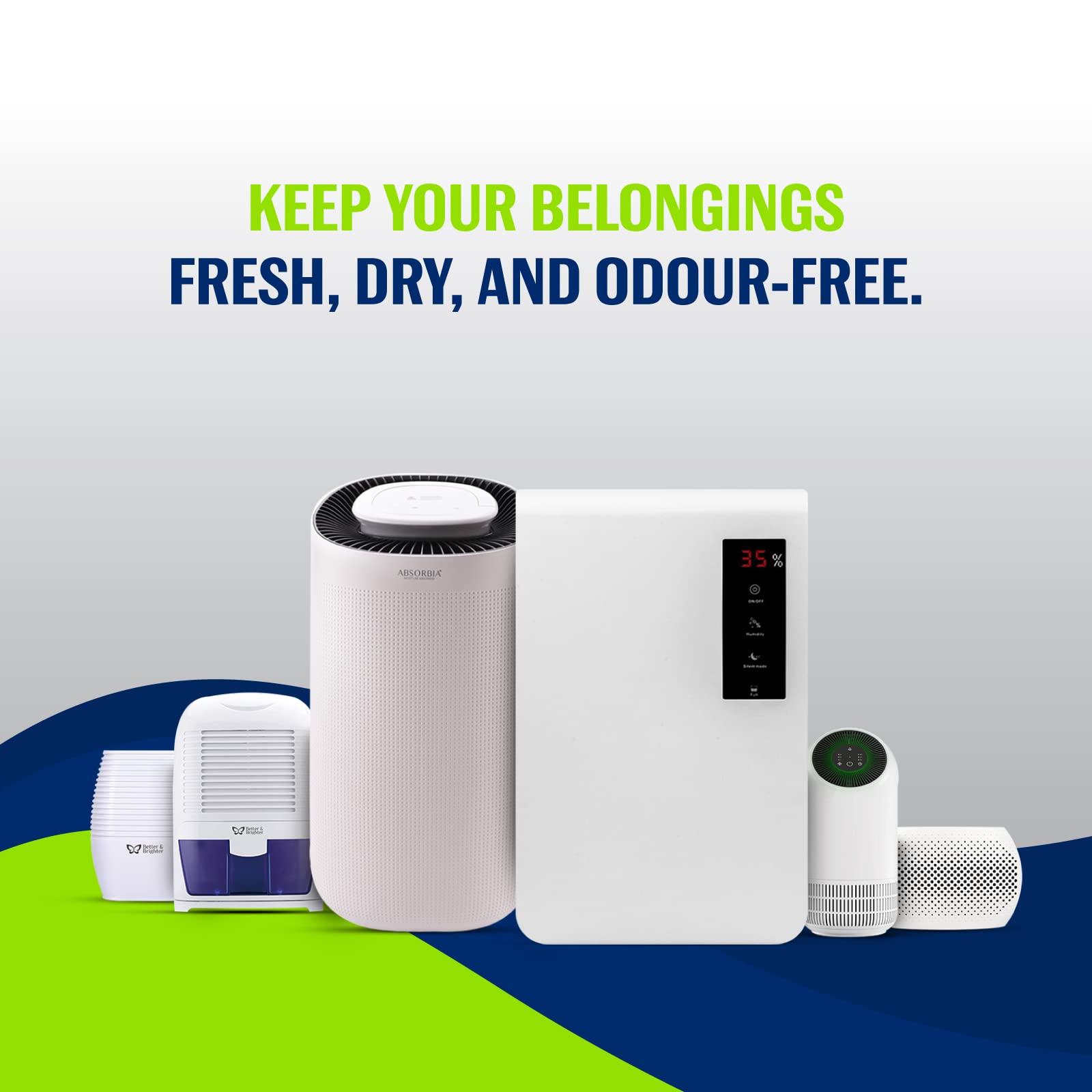 Absorbia Dehumidifier - Efficient humidity control in bedrooms