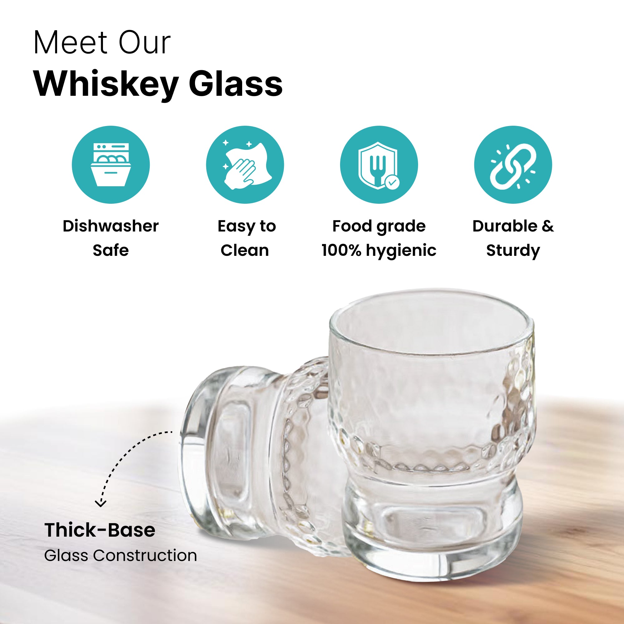 The Better Home dishwasher safe glass set - effortless cleanup
